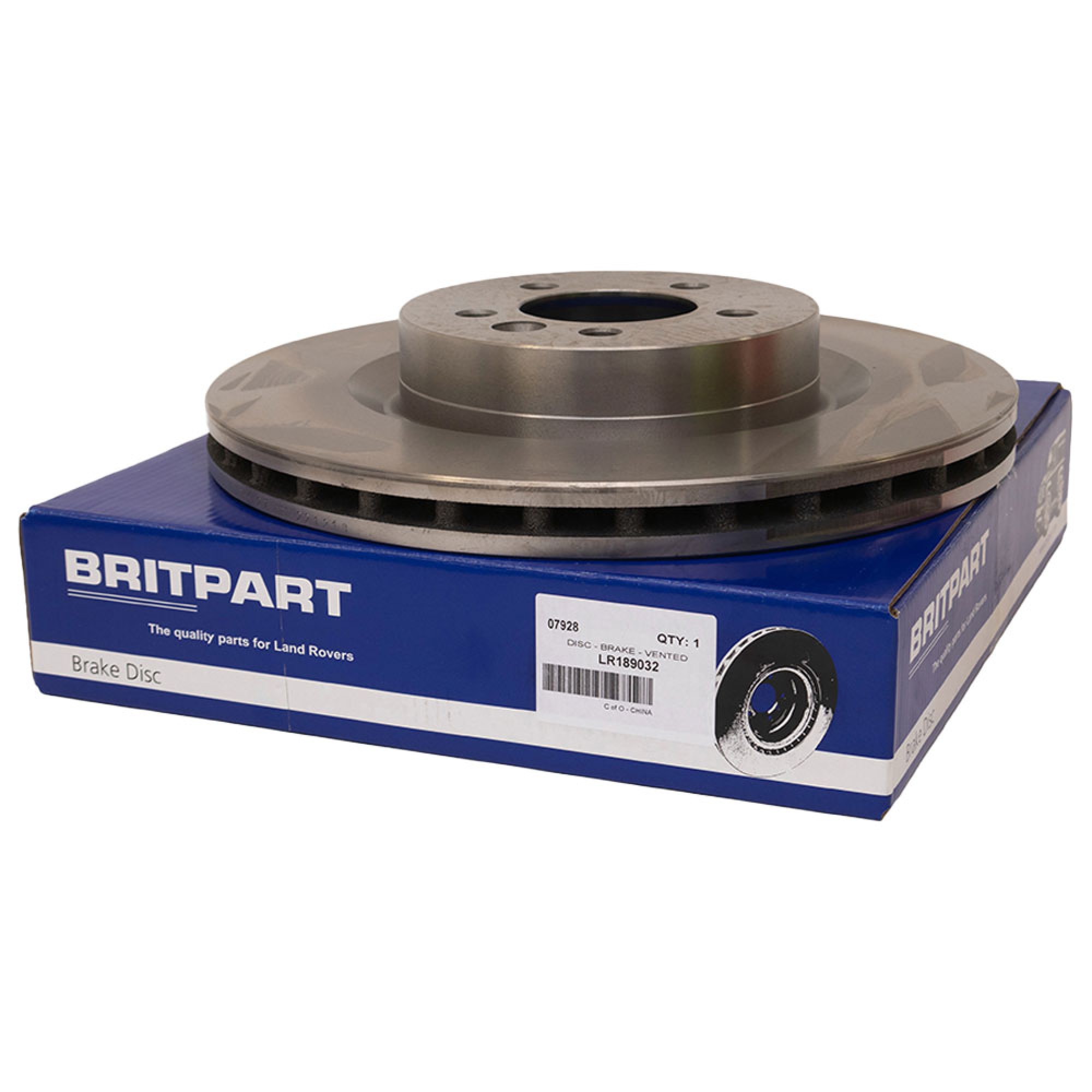 LR189032 - Front Brake Disc Vented