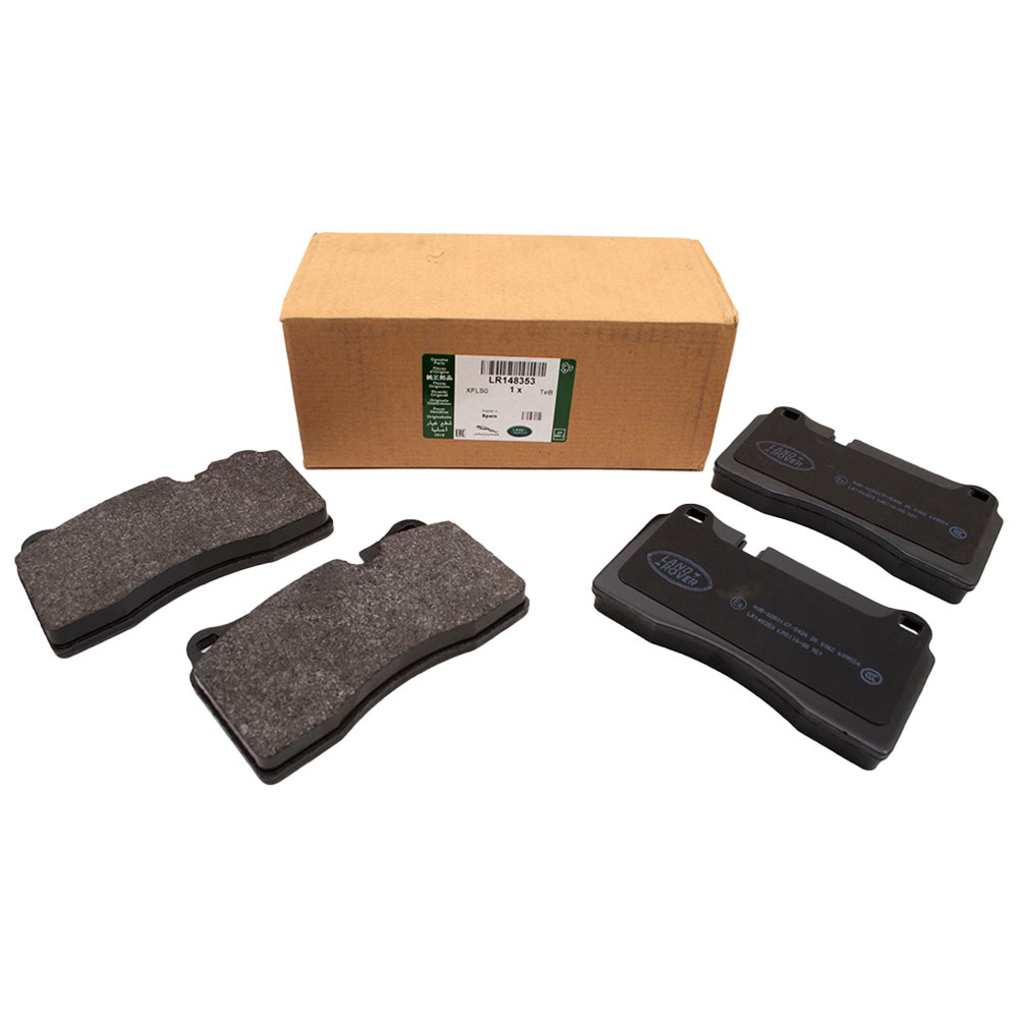 LR148353LR - Genuine Front Brake Pads - Less Springs