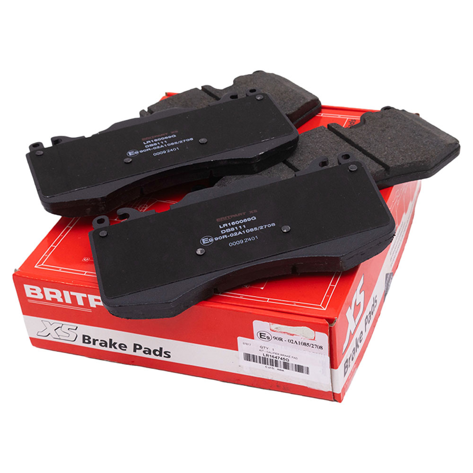 LR164745G - Britpartxs Brake Pads Front RR13 from NA460204 RS14 from NA214646