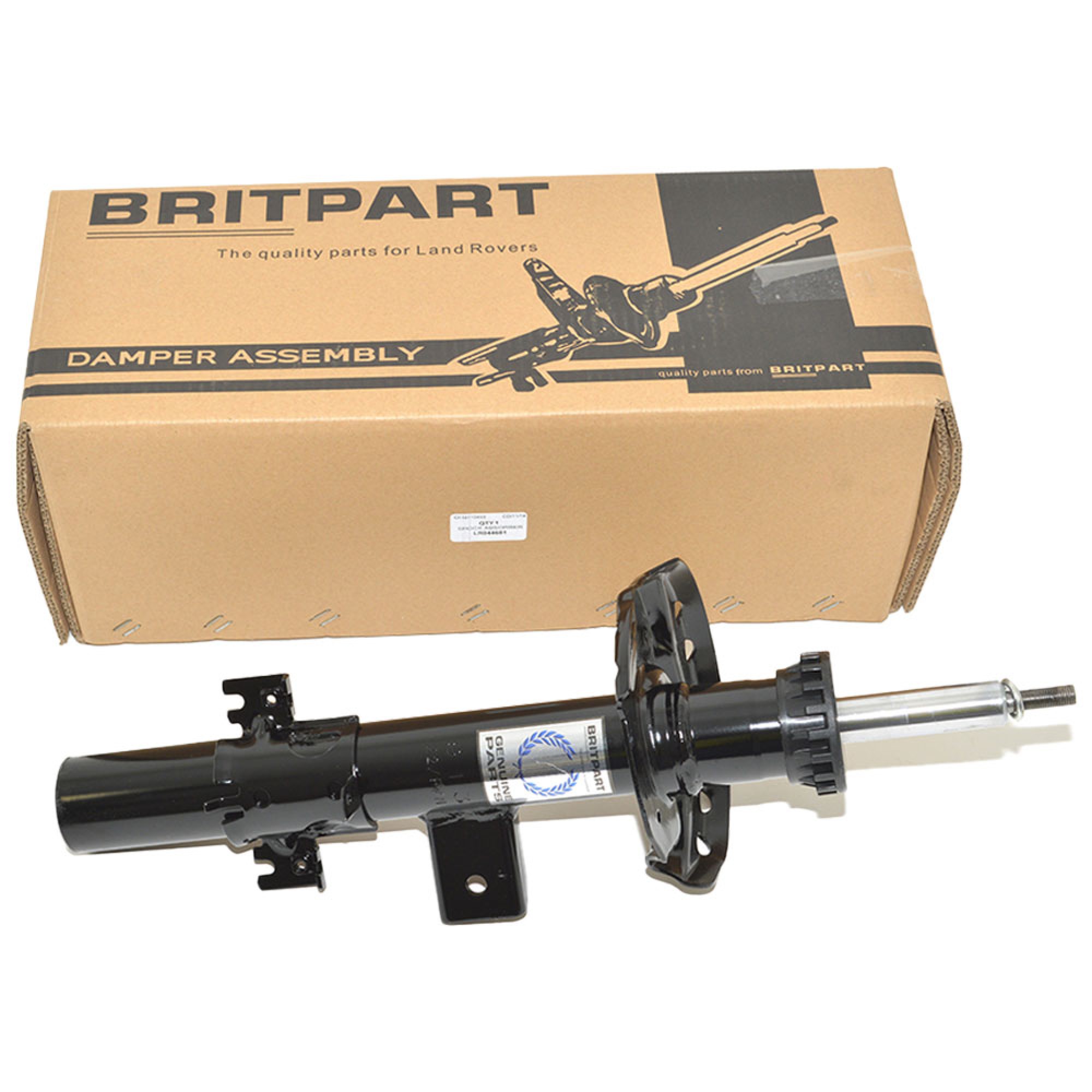 LR044681 - Shock Absorber Rear LH without Adaptive Or Magnetic Damping