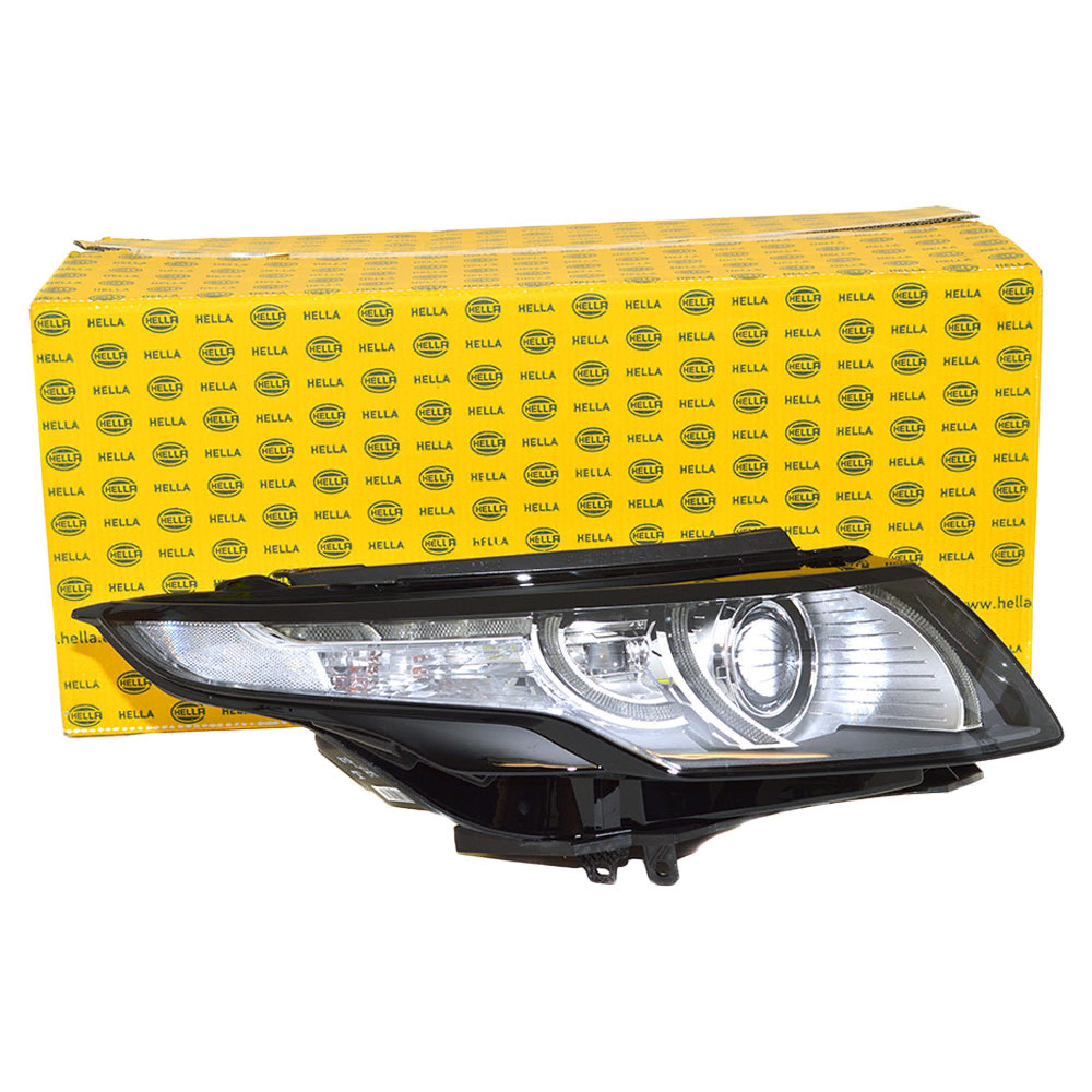 LR072967G - OEM RHD RH Headlamp and Flasher with Xenon