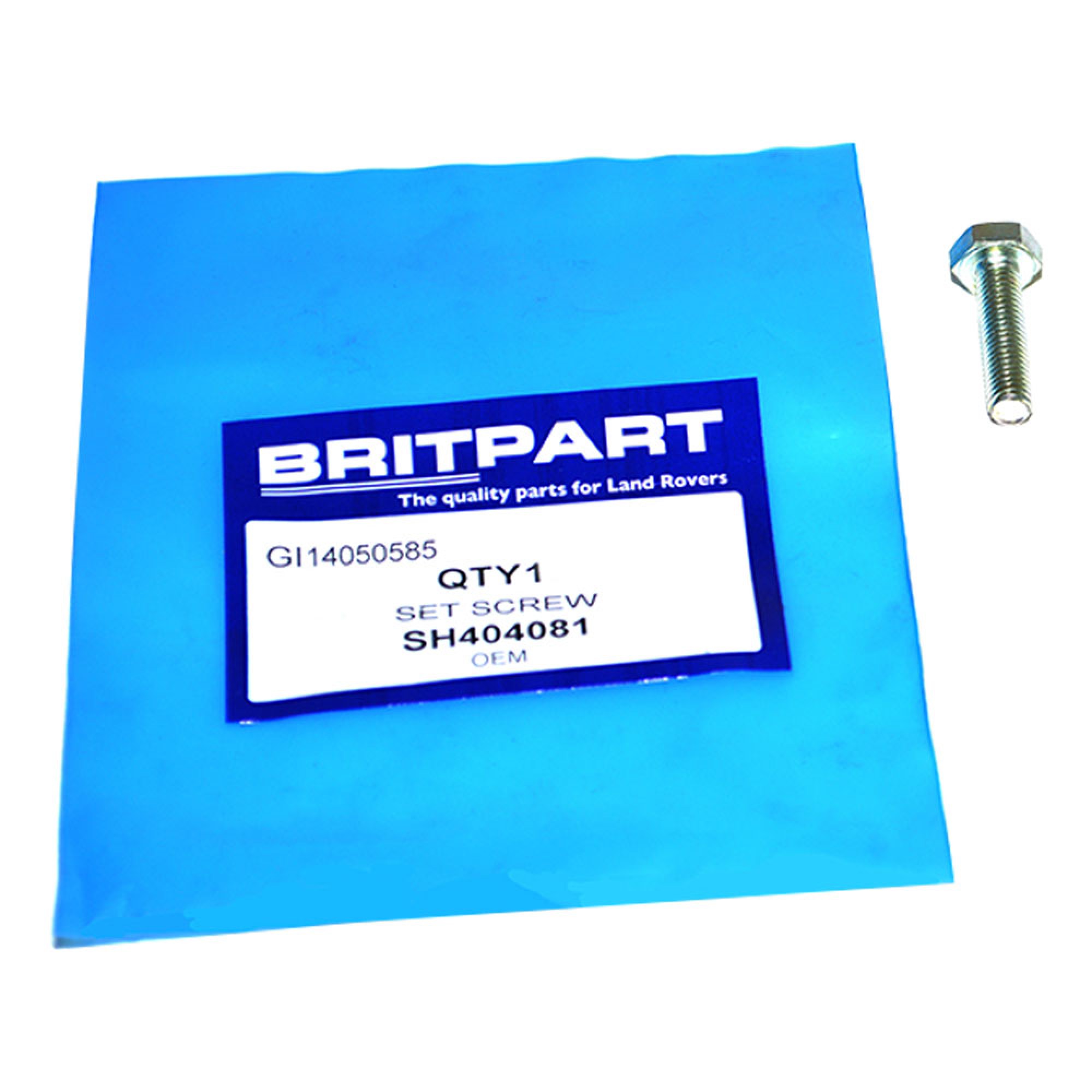 Set Screw 1/4 Bsf x 1 Inch Lockstop Bolt Series 1 2 3 Landrover 1948-84. - SH404081