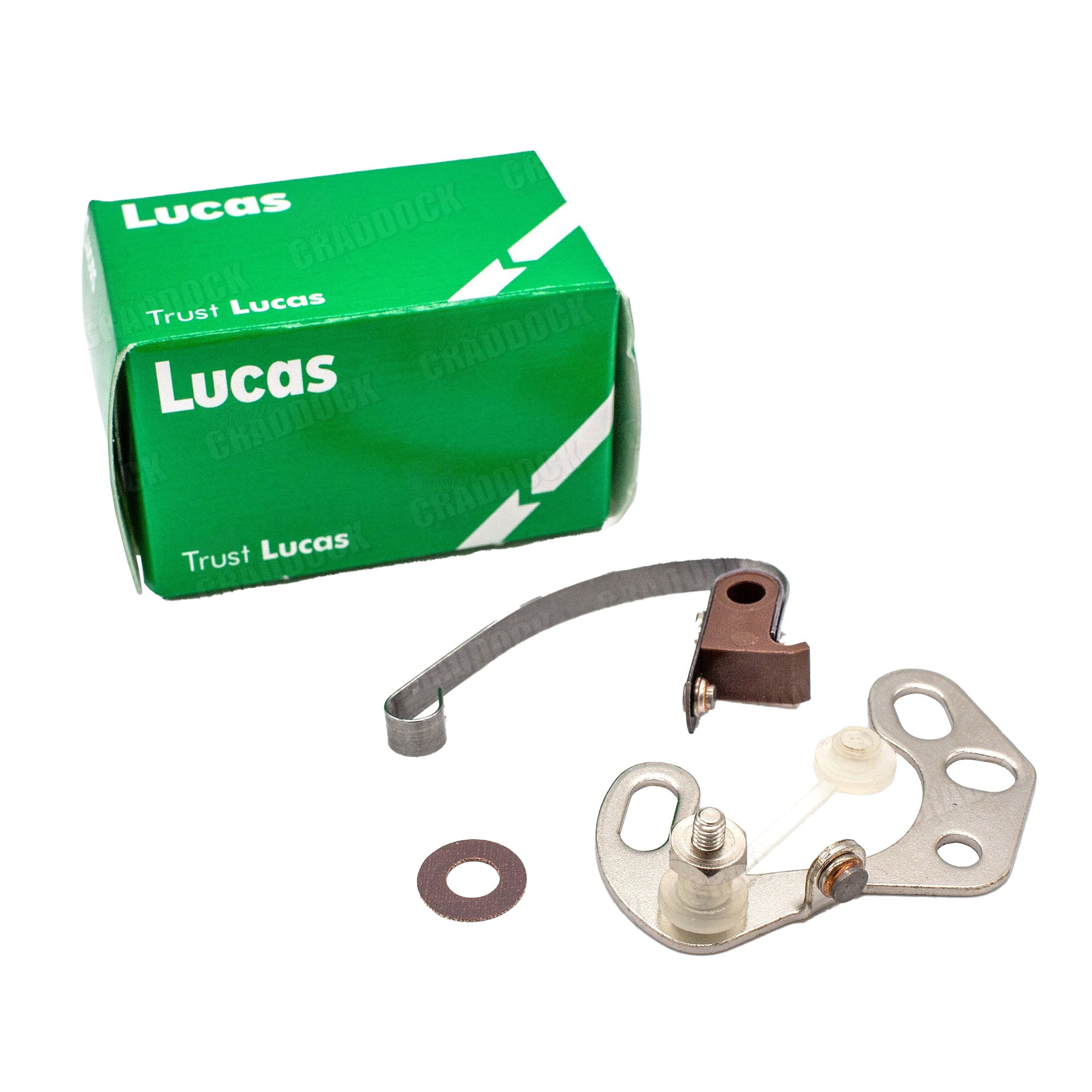 Lucas Contact Set Early 86 Inch Models 1954-55 up to Engine No 5711697 R.h.d. and 57138229 L.H.D