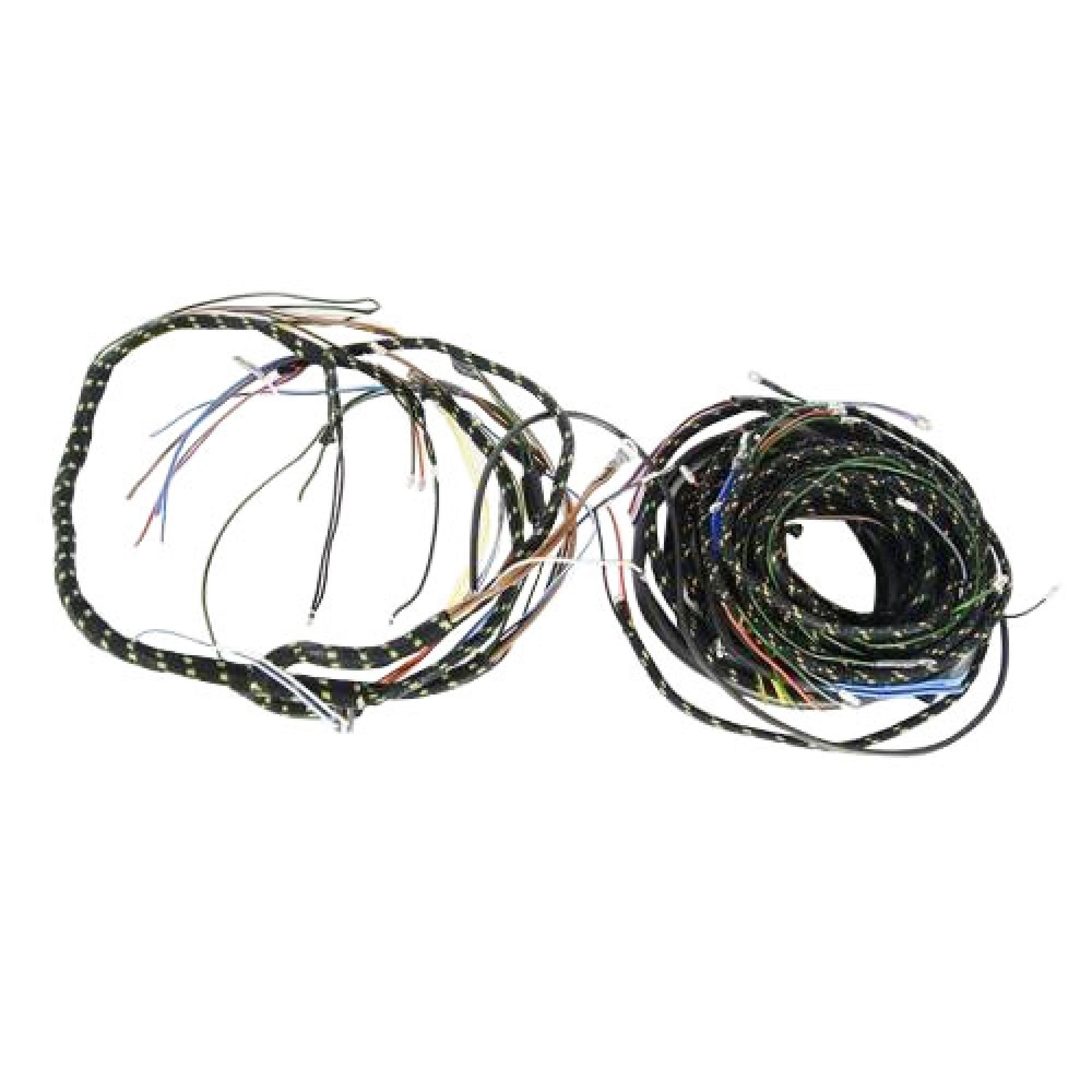 JC51 - Loom Harness Set Braided Outer Pvc Inner Series I 88 Inch 1956-58 Petrol