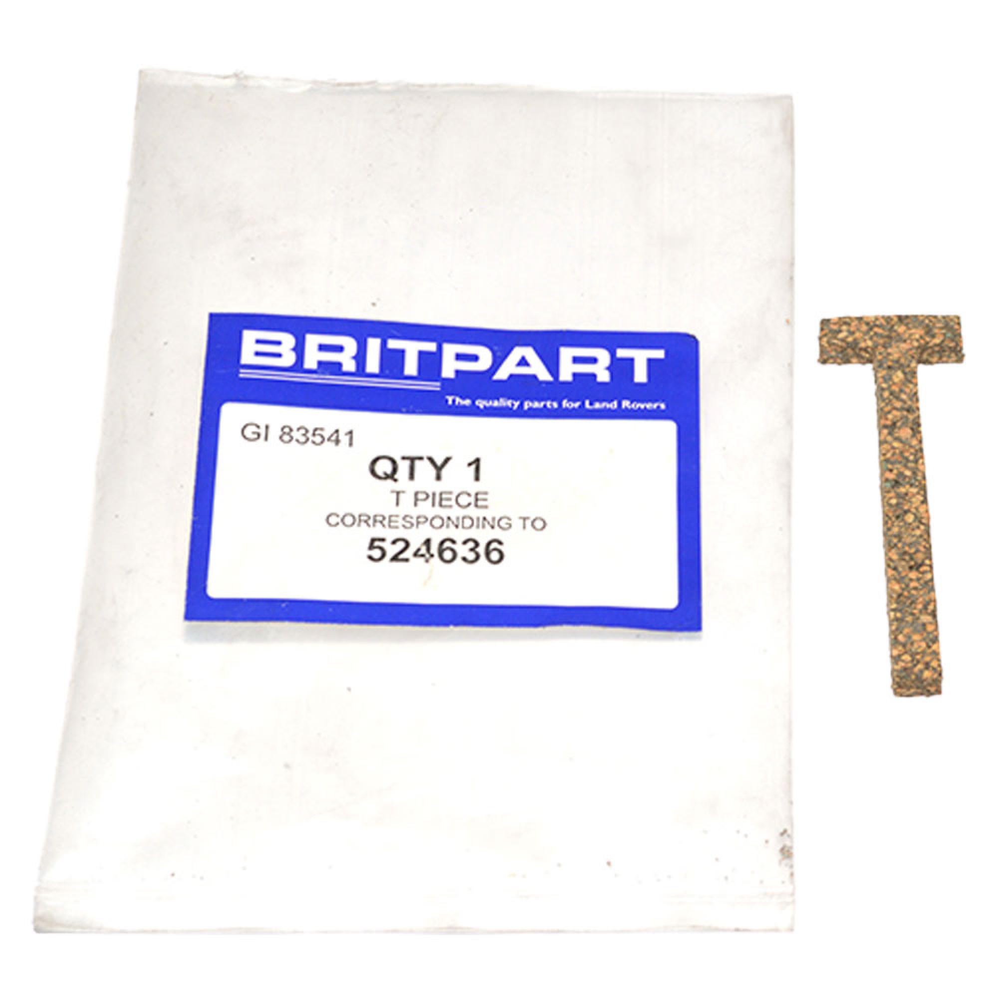 Genuine Cork Seal Rear Main Bearing Cap 1955-58 and 2.6 Litr