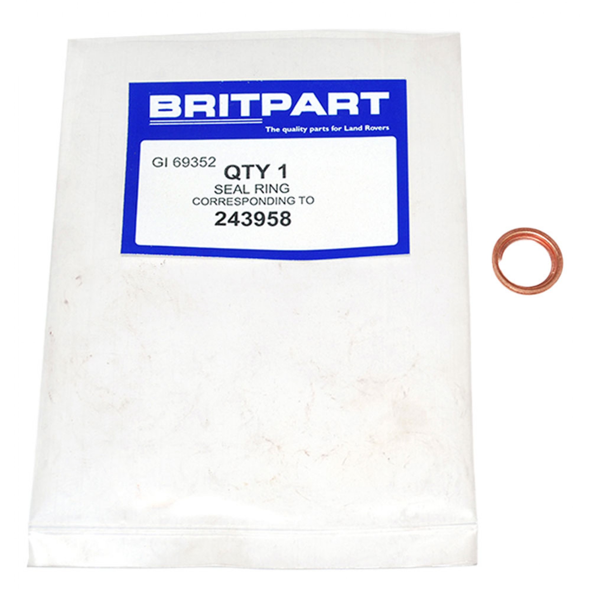 243958 - Genuine Copper Washer Various Applications