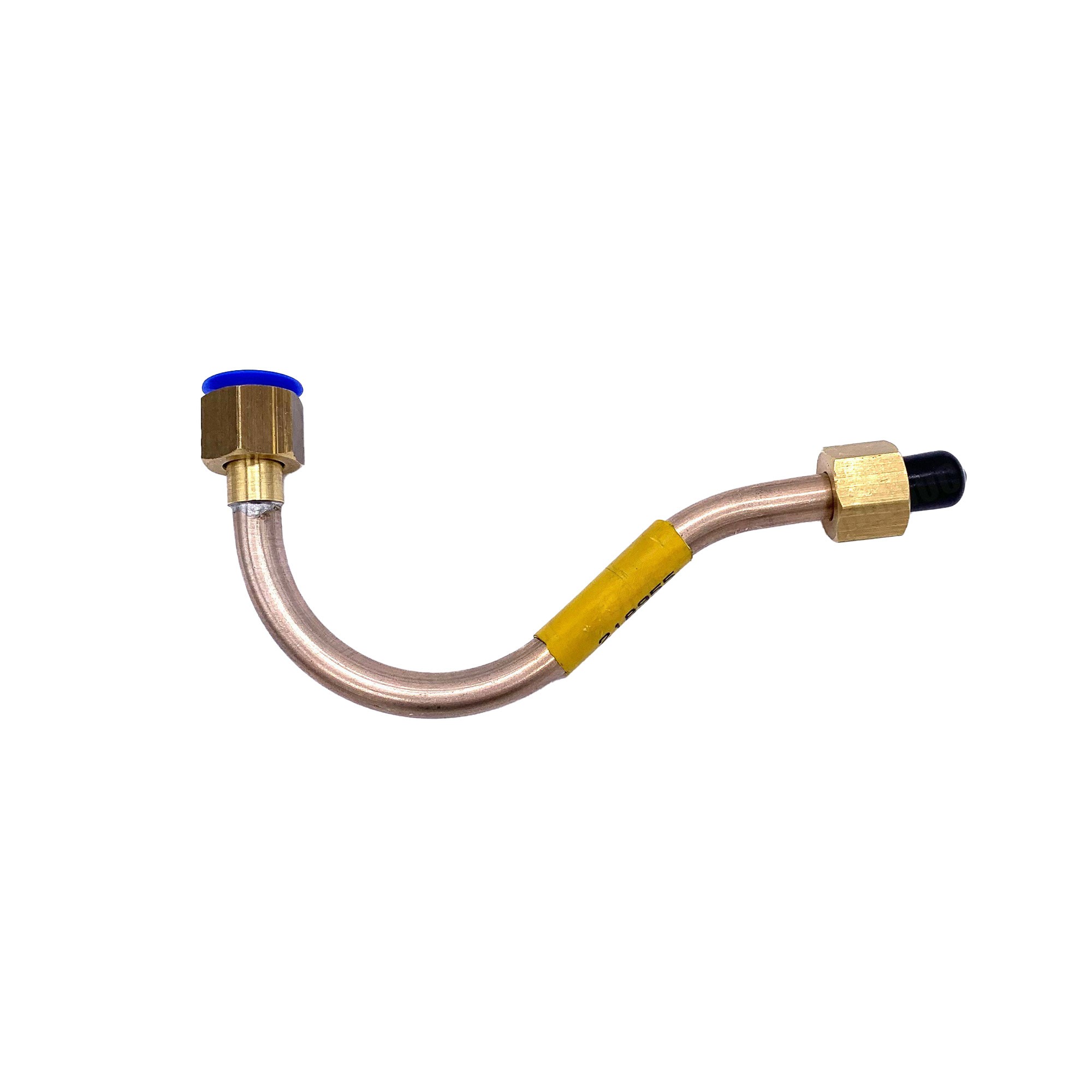 218955BENT - Fuel Pipe Carb to Flex 1948-59 Preshaped