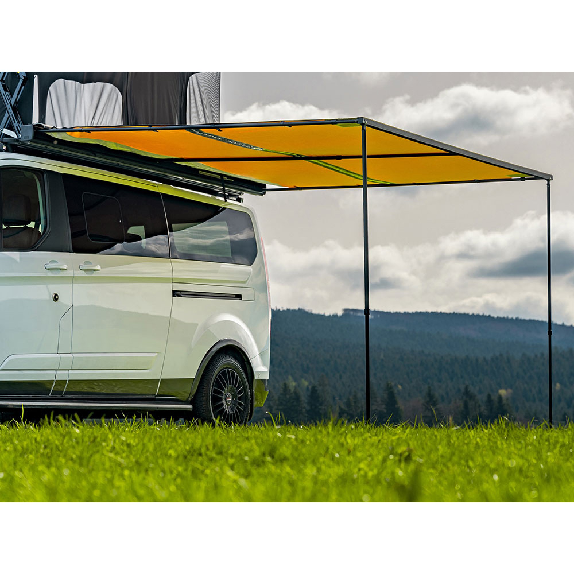 ARB 3M Black Aluminum Awning W/Light 3000mm x 2500mm