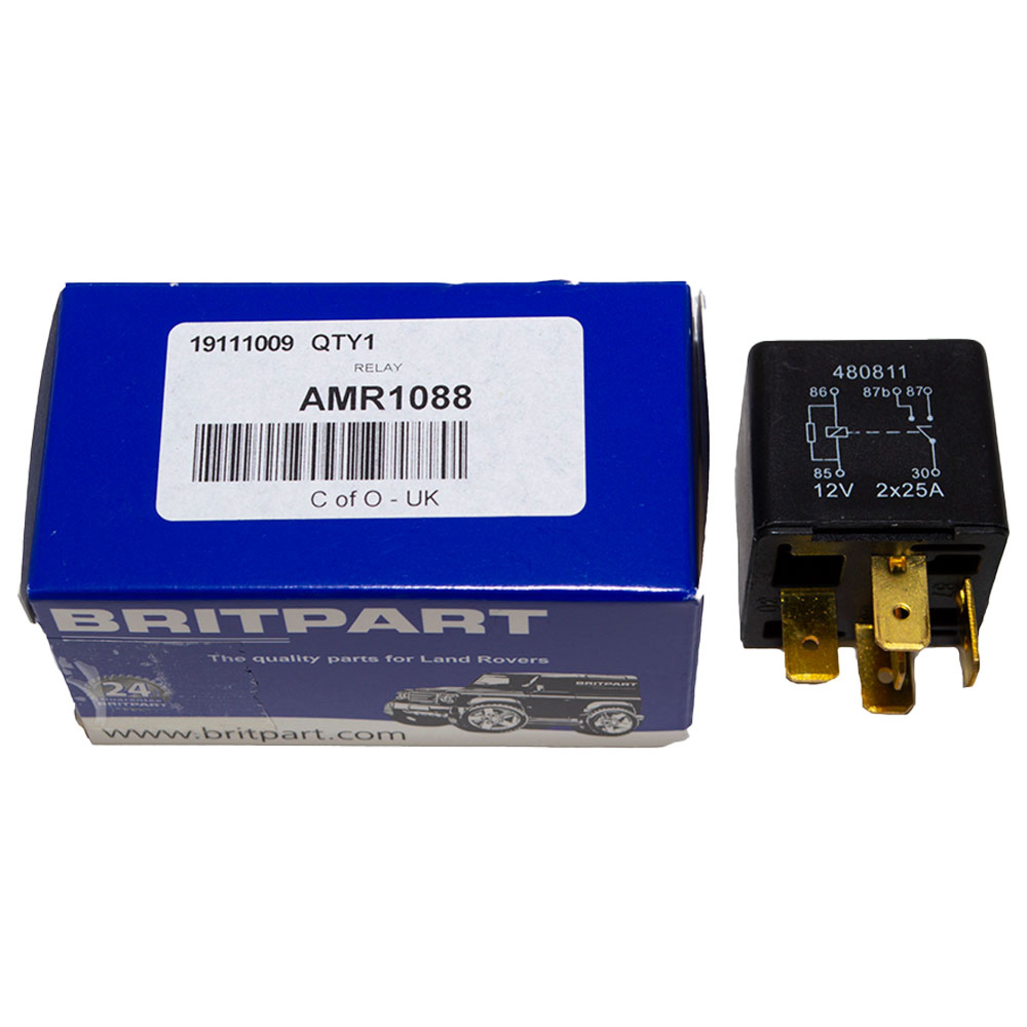 AMR1088 - Relay Brown Twin Alarm Remote Locking System