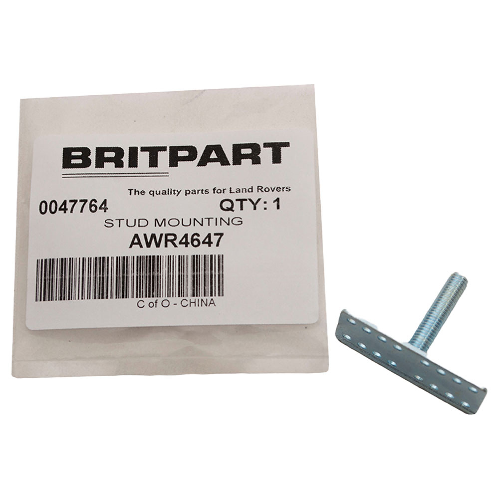 AWR4647 - Stud and Plate for High Level Brake Light Cover