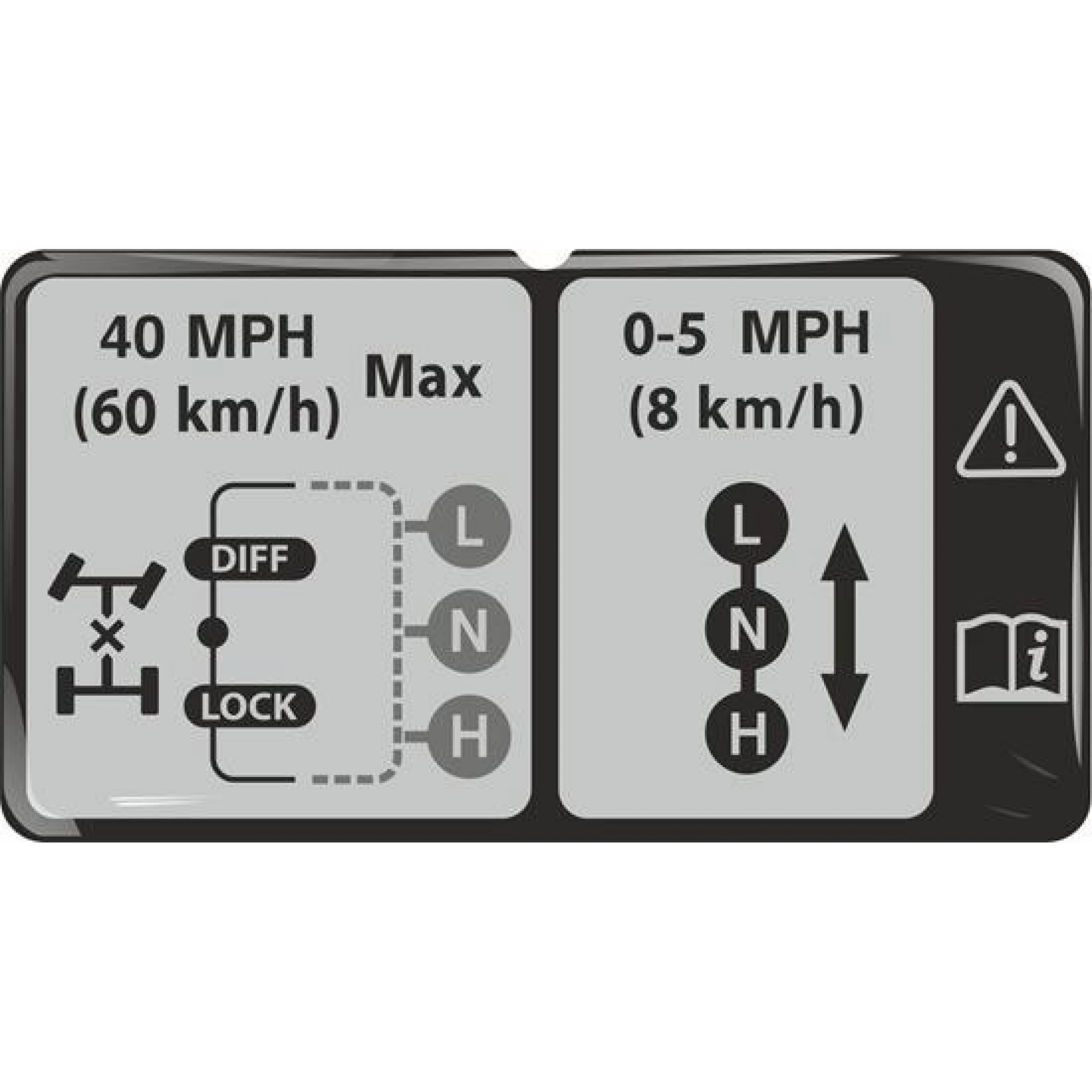 BAC501310 - Genuine Diff Lock Decal