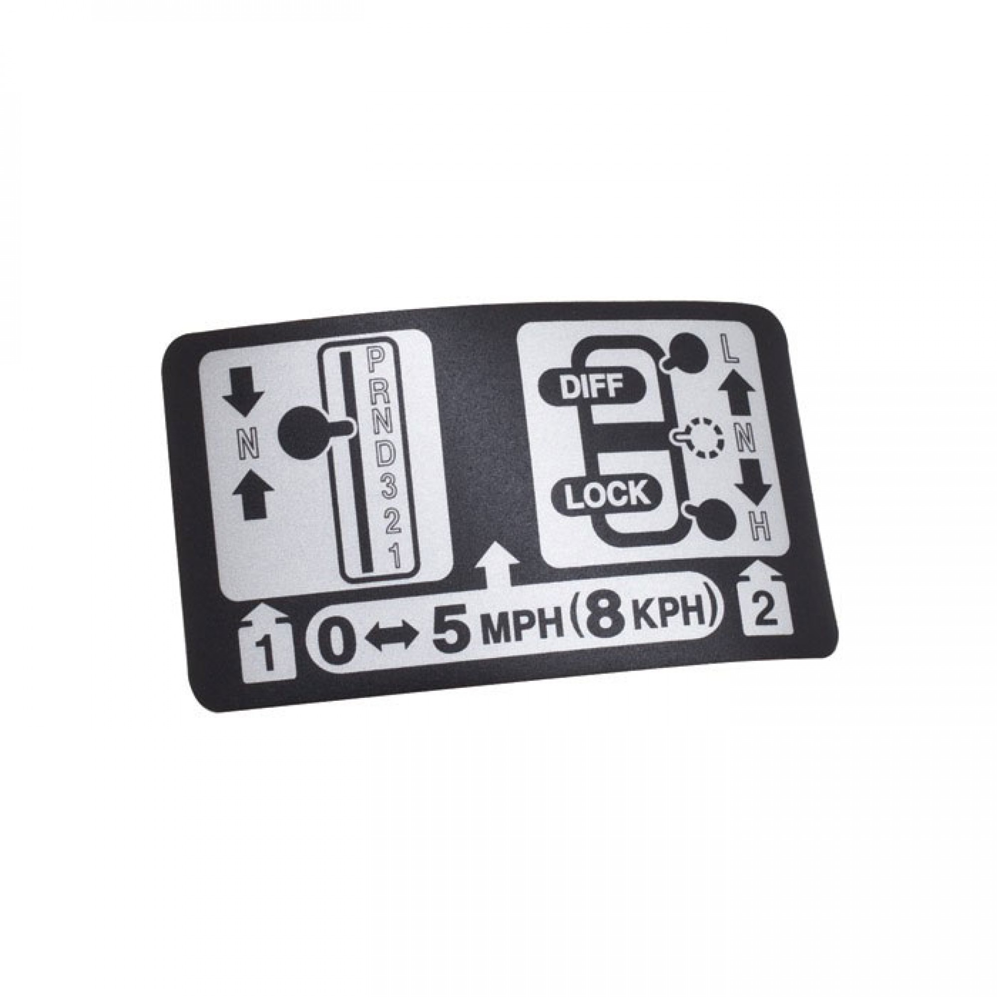 BTR9547 - Genuine Warning Decal Automatic Transmission Range Rover Classic 1992-1994