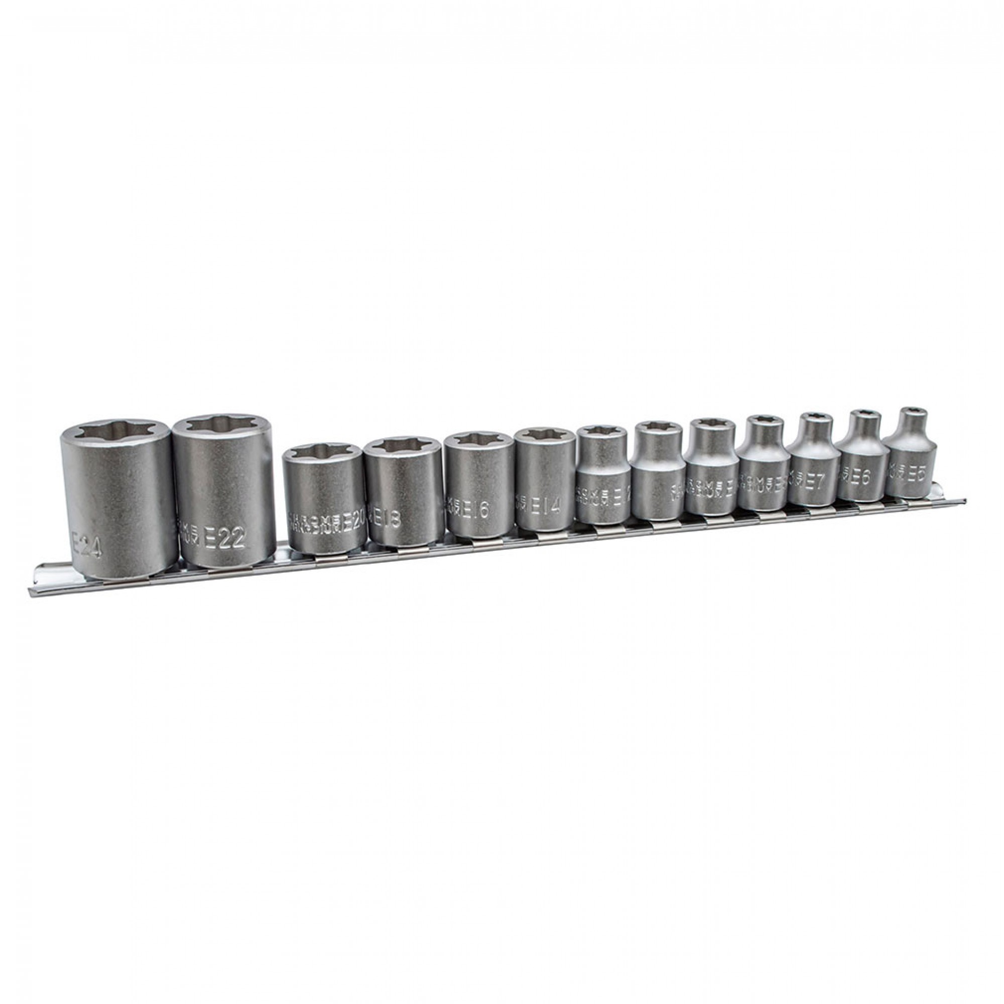DA3855 - Flat Cut Star Socket Set 13PC