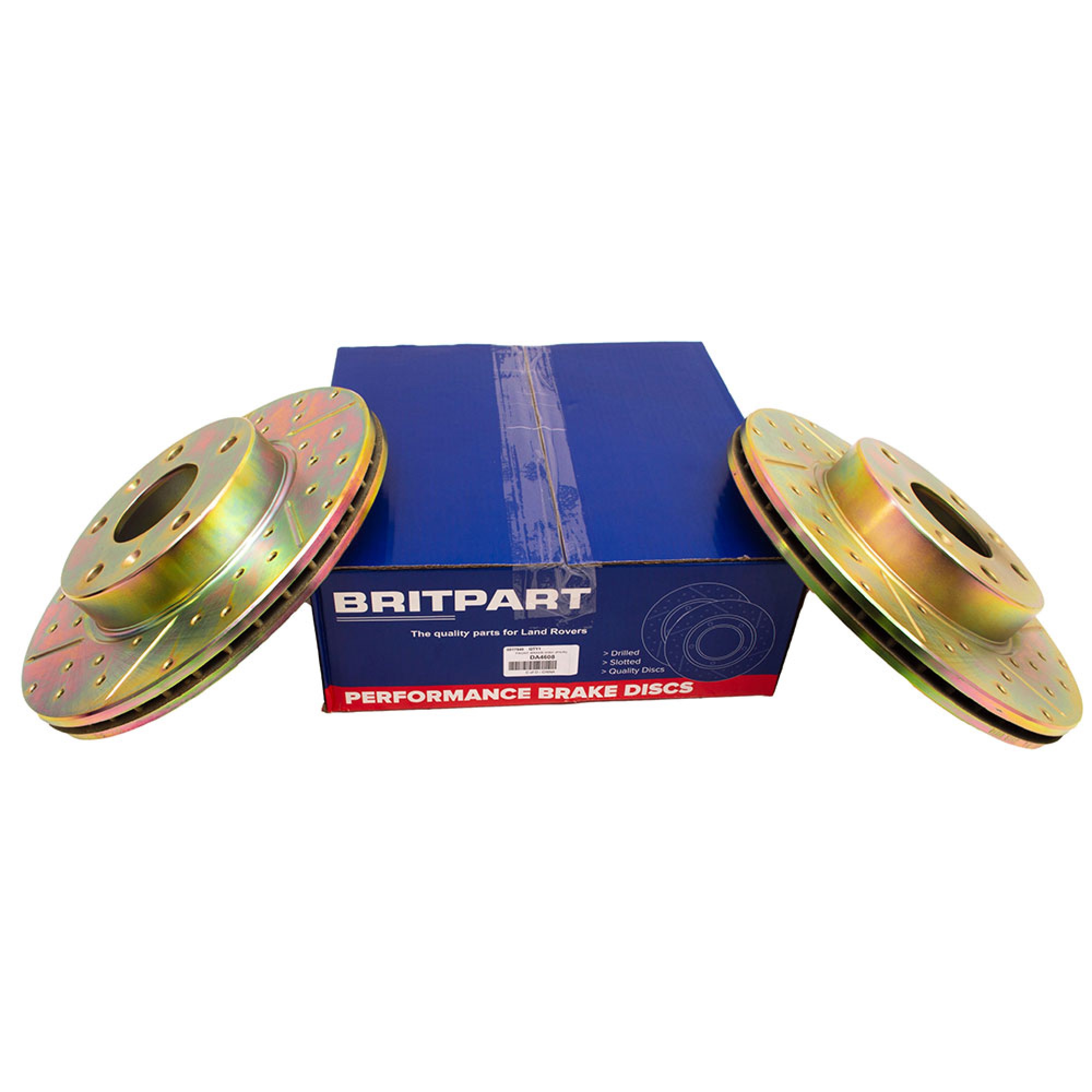 DA4608 - Britpart Performance Vented Disc Front Freelander 2001 on (Pair)