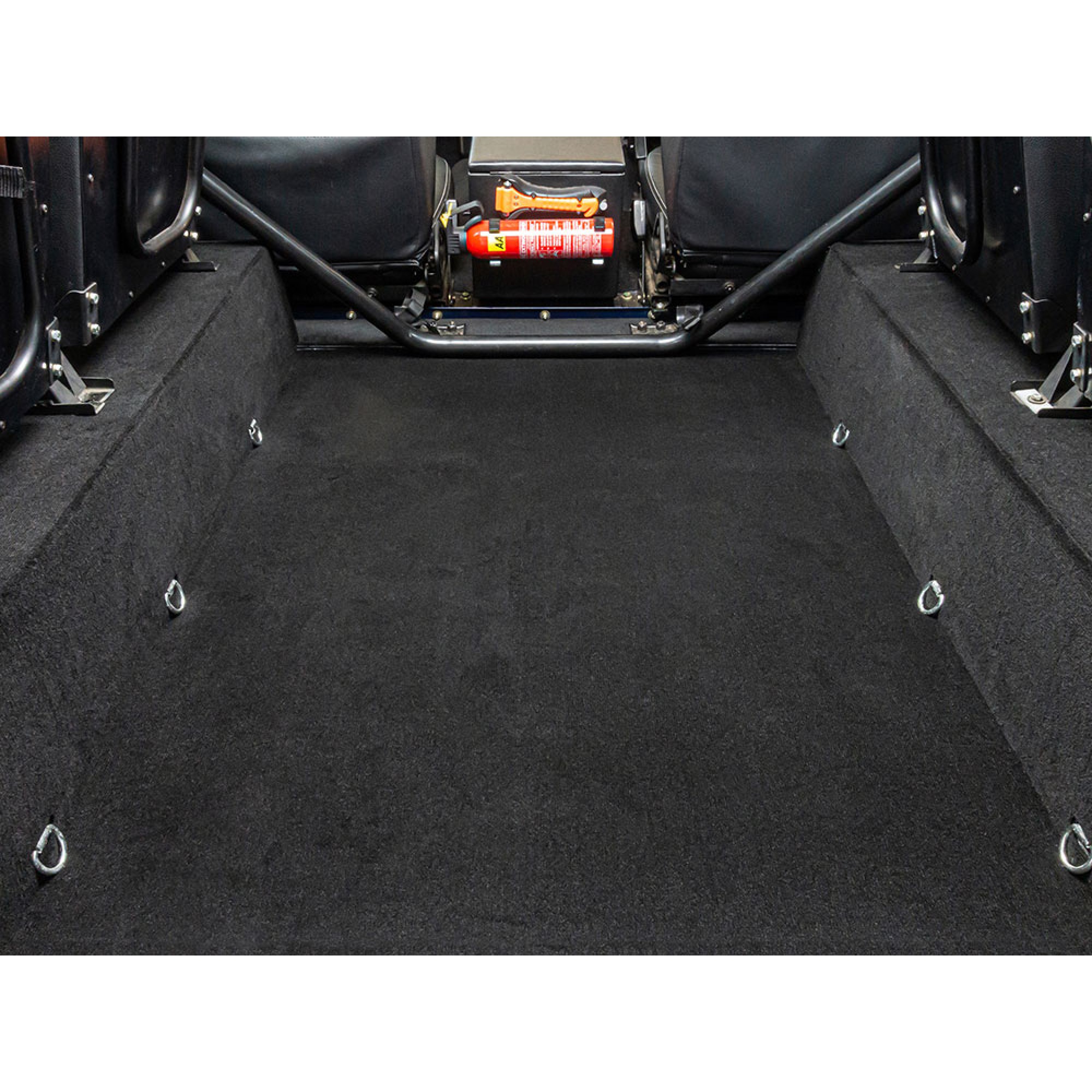 Rear Carpet Set with Inward Facing Seats (Square Arches)