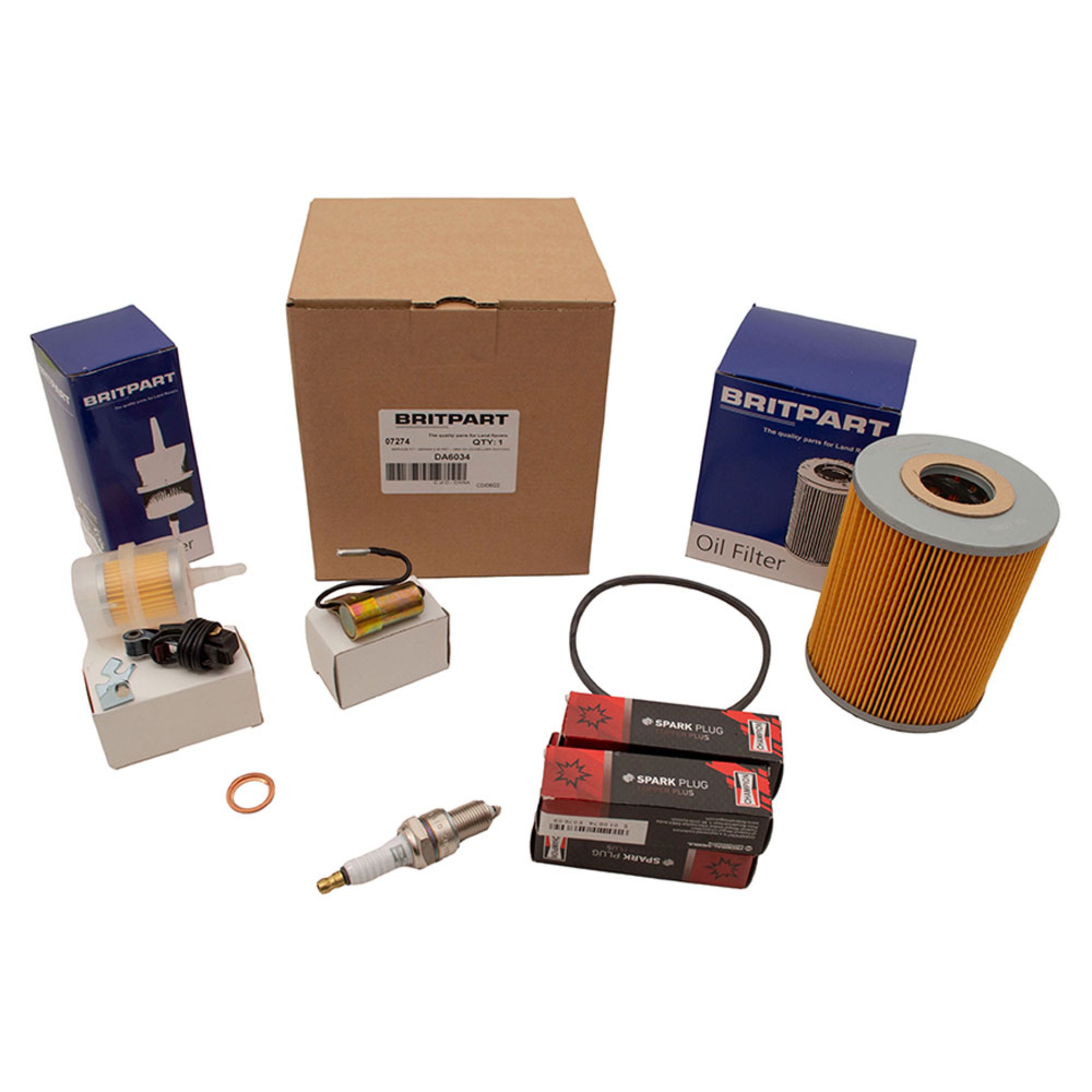 DA6034 - Series 2/3 2.25 Petrol Service Kit 1964 Onwards Britpart Ducellier Ignition