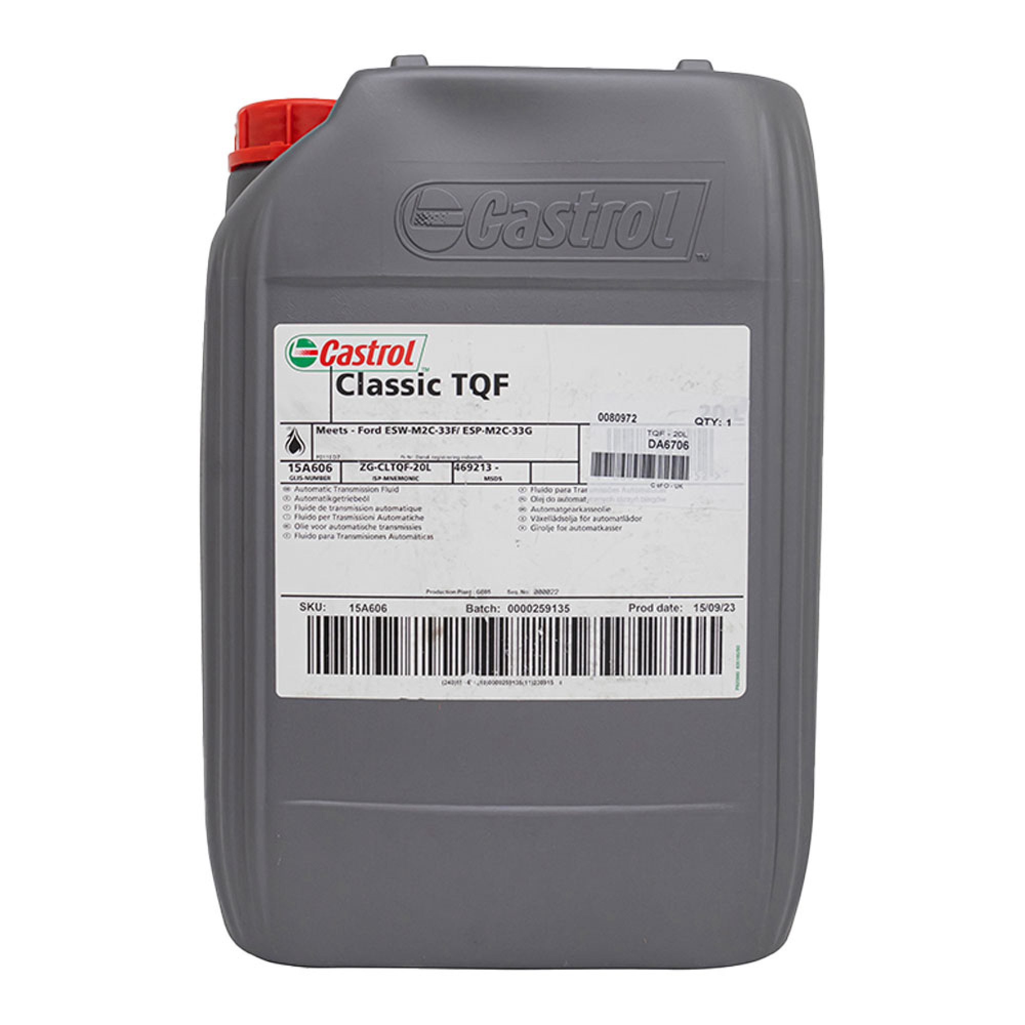 Castrol Tqf - 20L - DA6706
