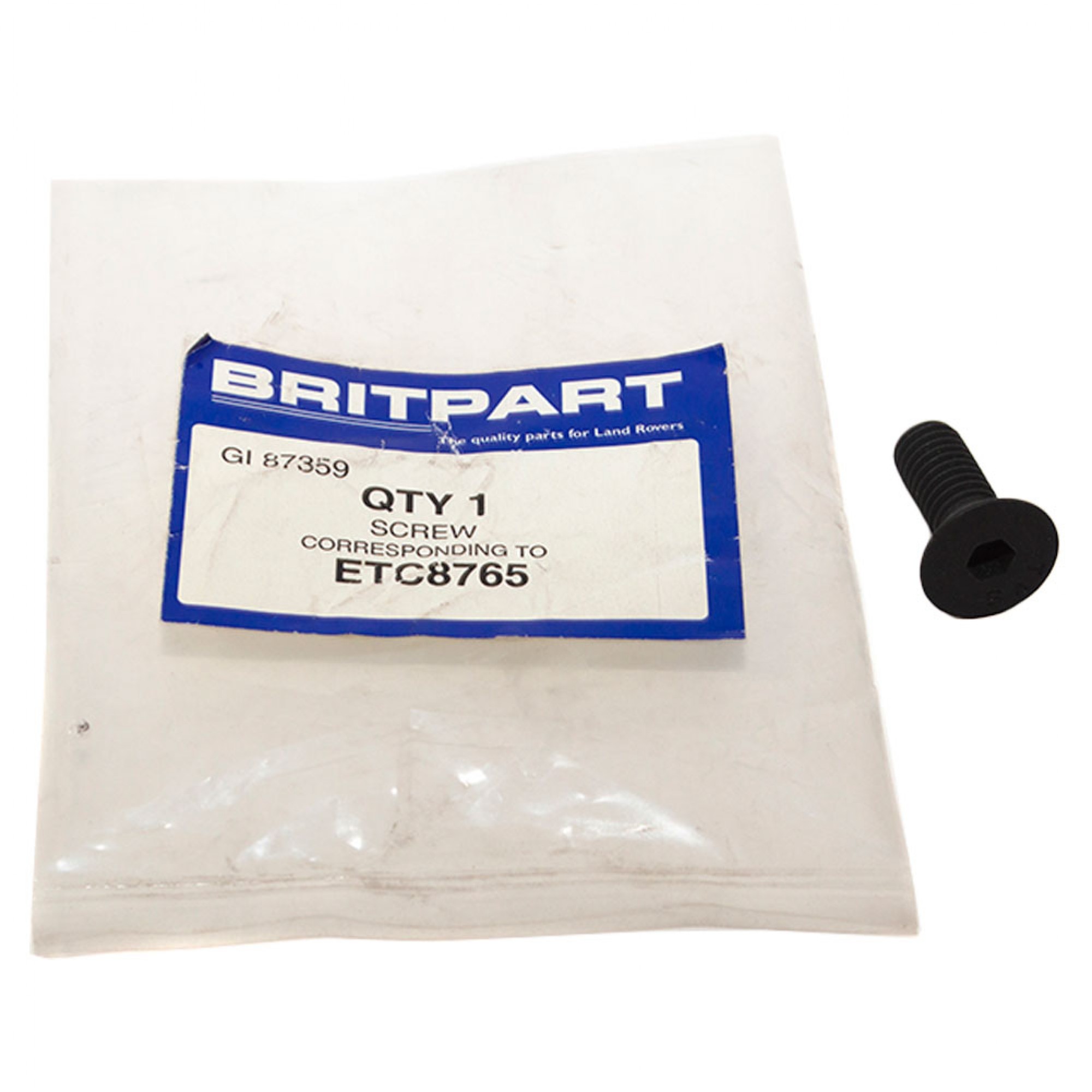 ETC8765 - Screw 3/8 Unc x 1 Inch V8 Alternator Bracket