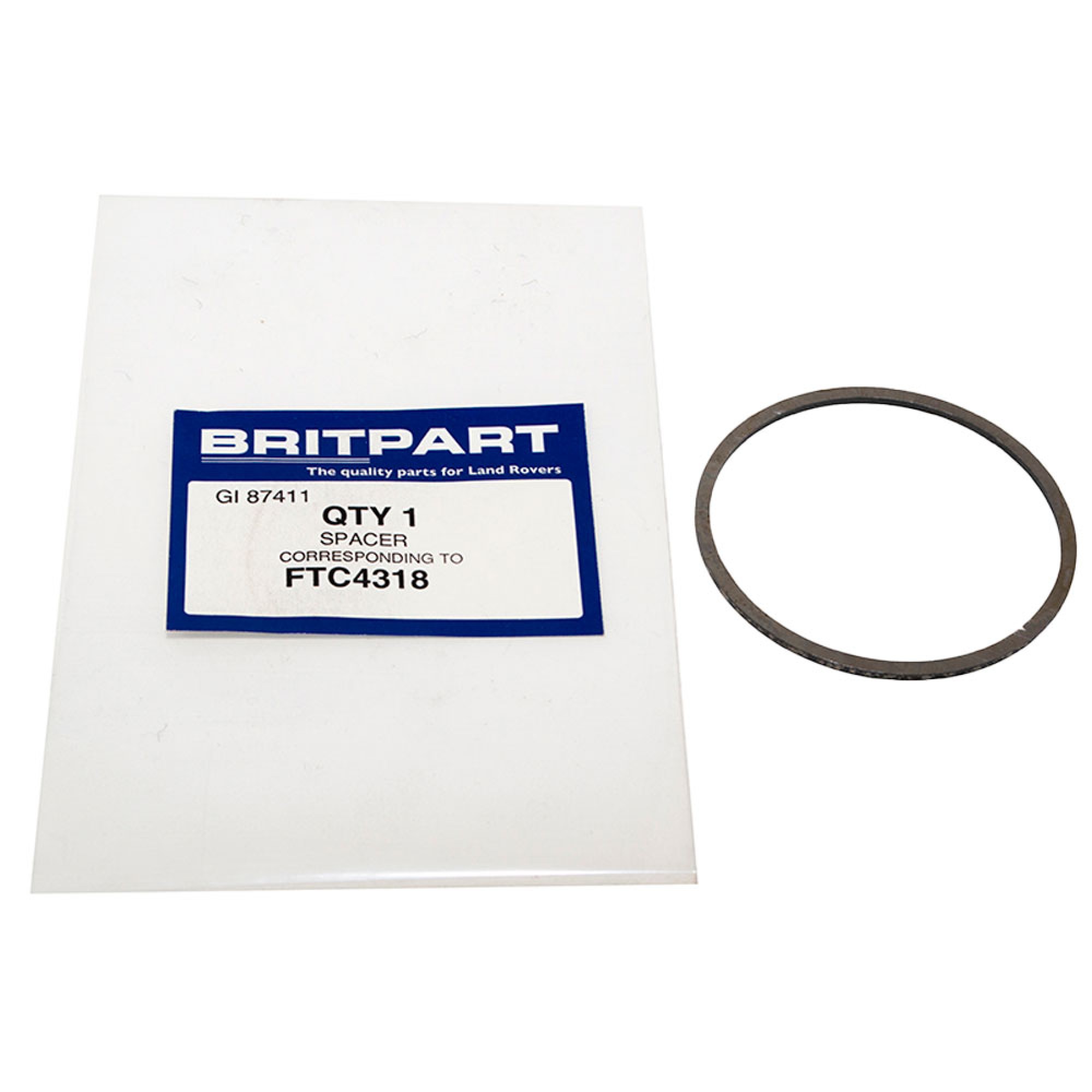 FTC4318 - Shim Countershaft Bearing Plate 2.027/2.002mm