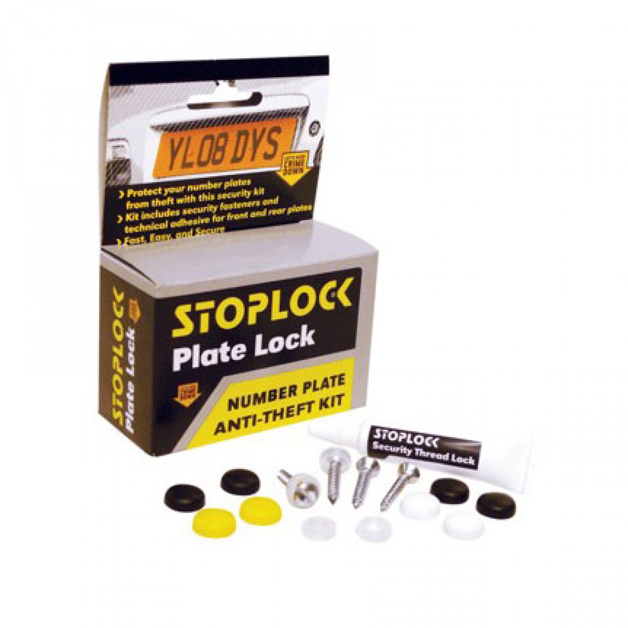 HG190-00 - Stoplock Anti Theft Number Plate Lock Kit (Pair)