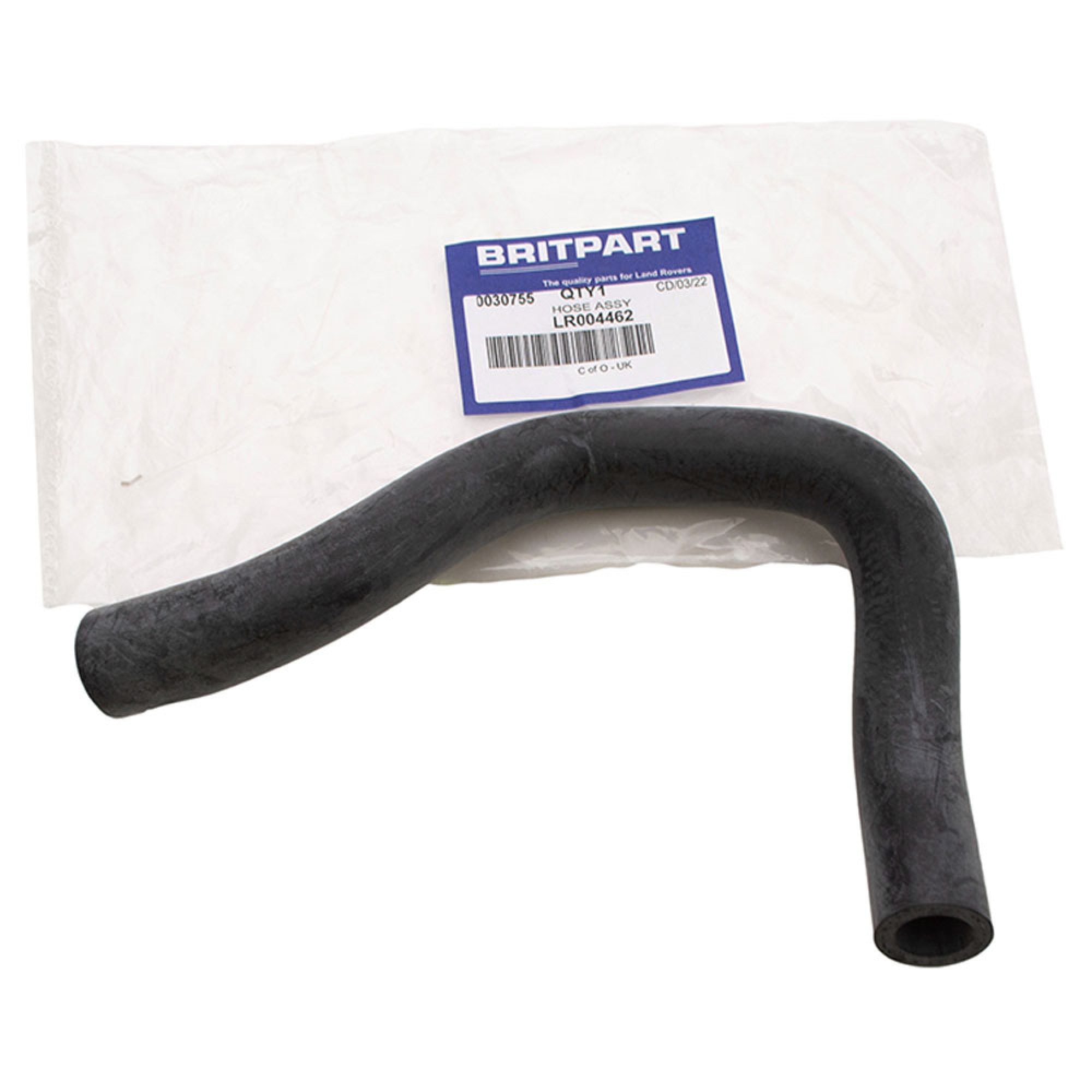 LR004462 - Water Hose Oil Cooler to Manifold