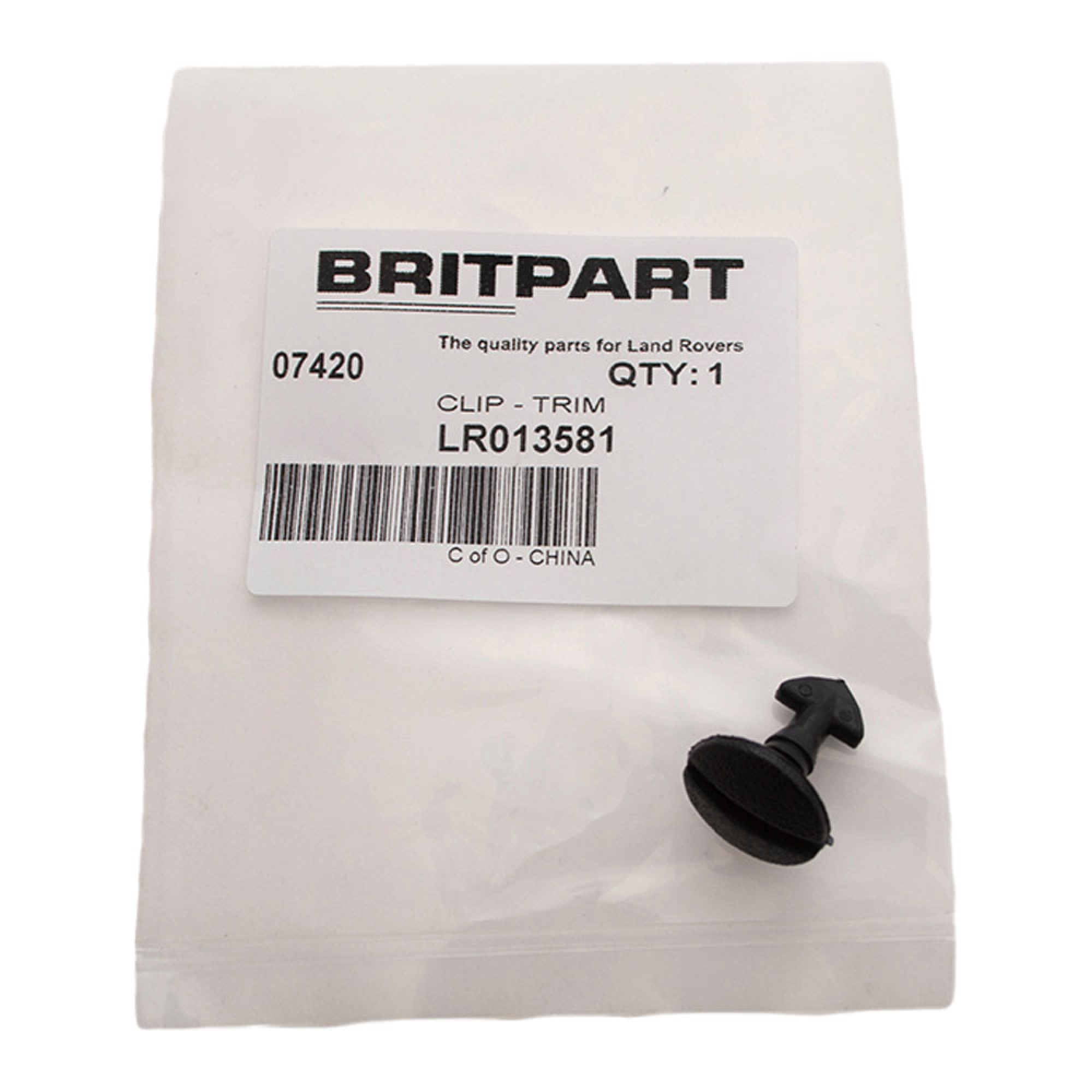 LR013581 - Facia Trim Clip Male