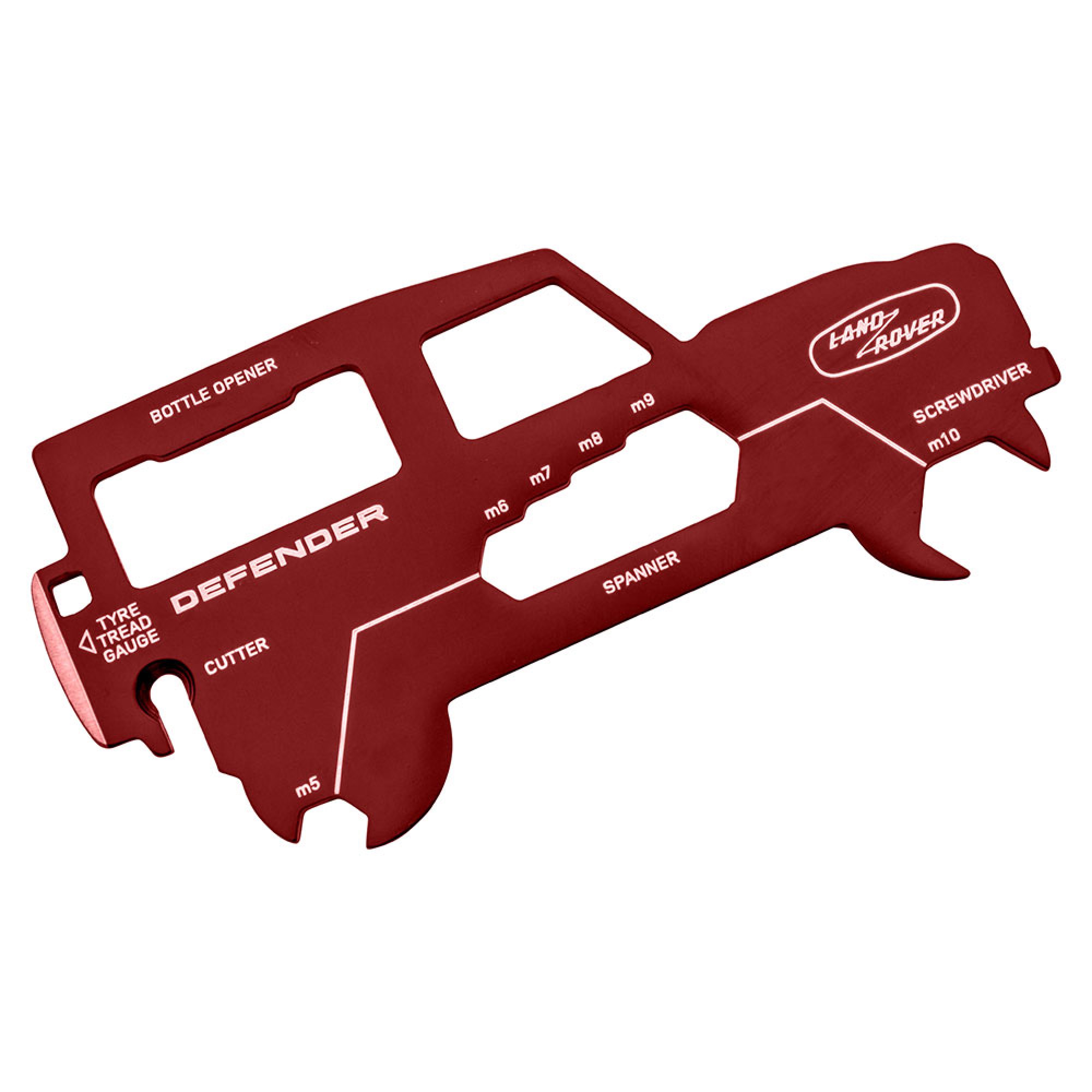 LHTT619RDA - No Longer Available Land Rover Defender Multi Tool - Red