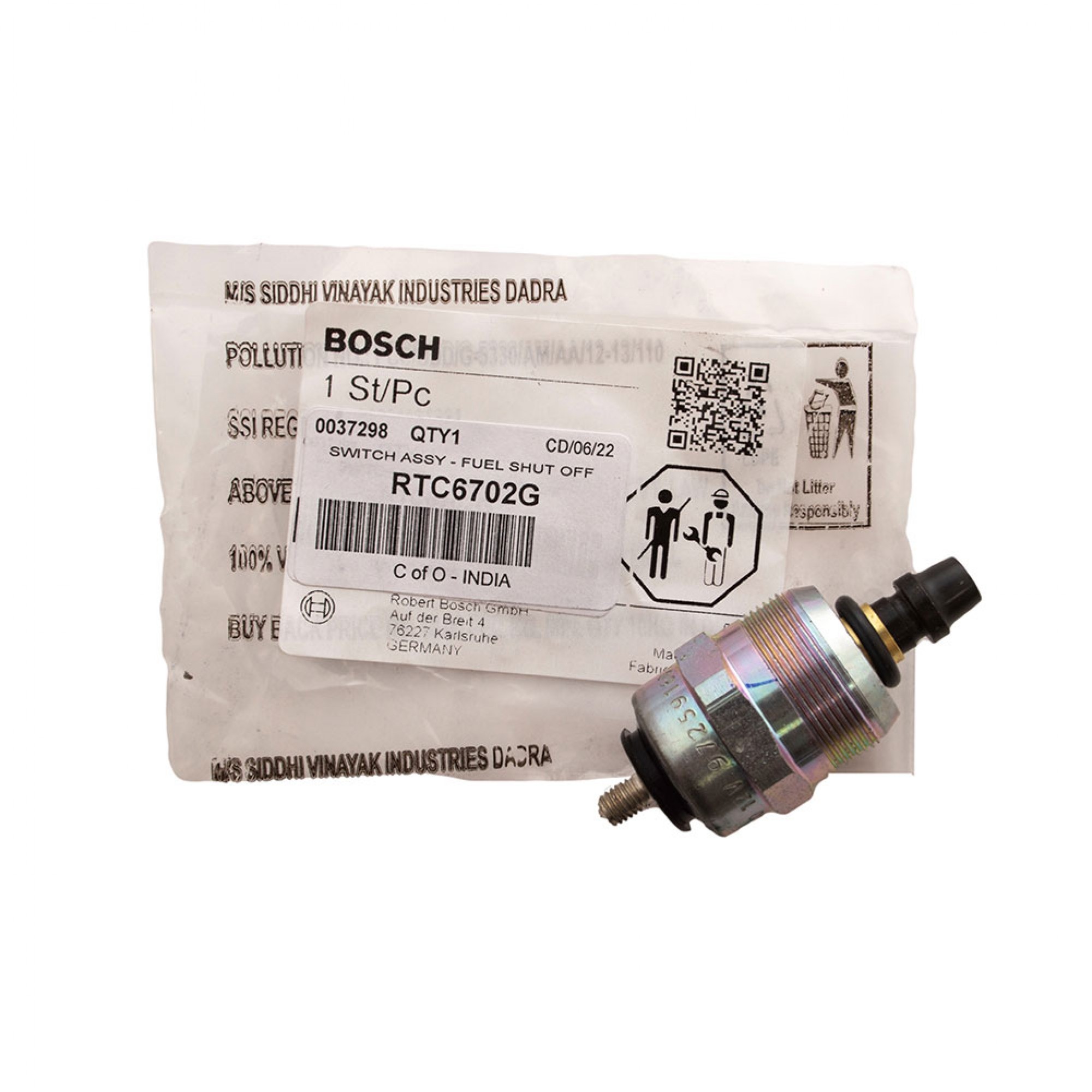 RTC6702G - OEM Solenoid Switch on Fuel Pump 200 and 300 TDI