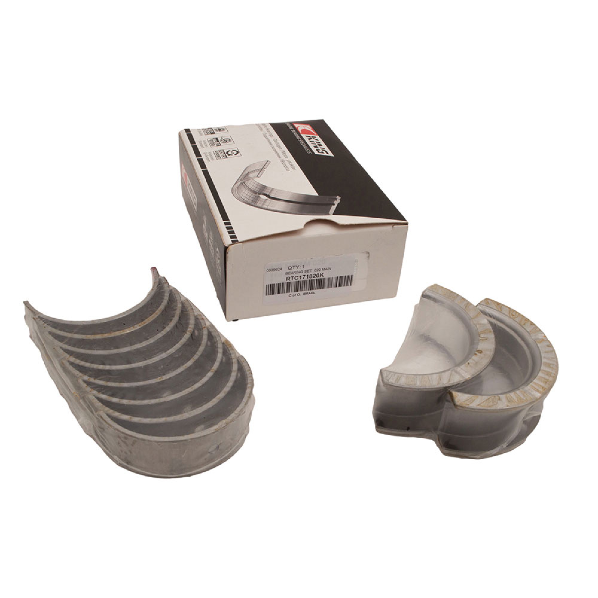 RTC171820K - King Main Bearing Set V8 020 . Oversize
