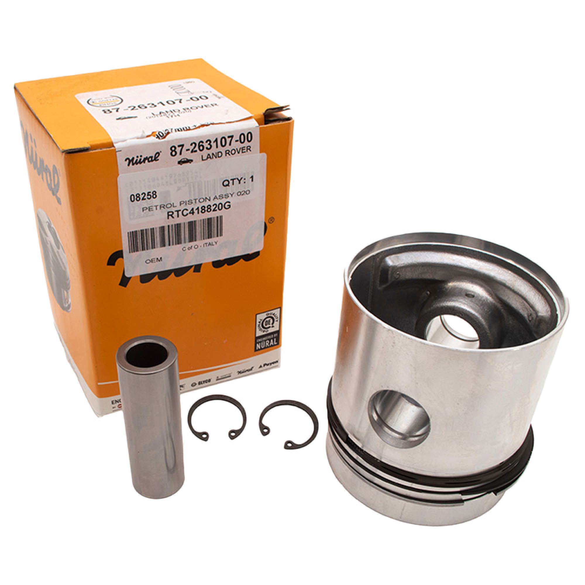 RTC418820G - Genuine Pistons .020 Inch 2.25 Petrol Ae Engine Set