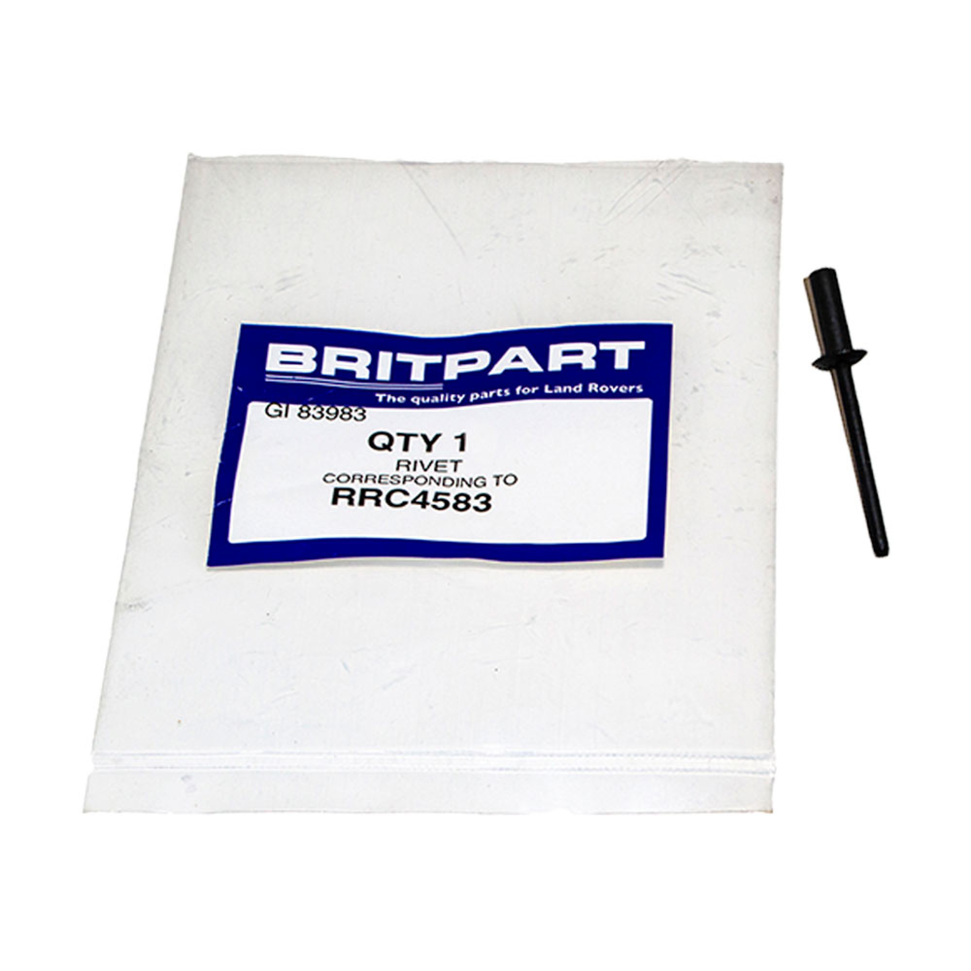 RRC4583 - Rivet for Landrover Rear Badge