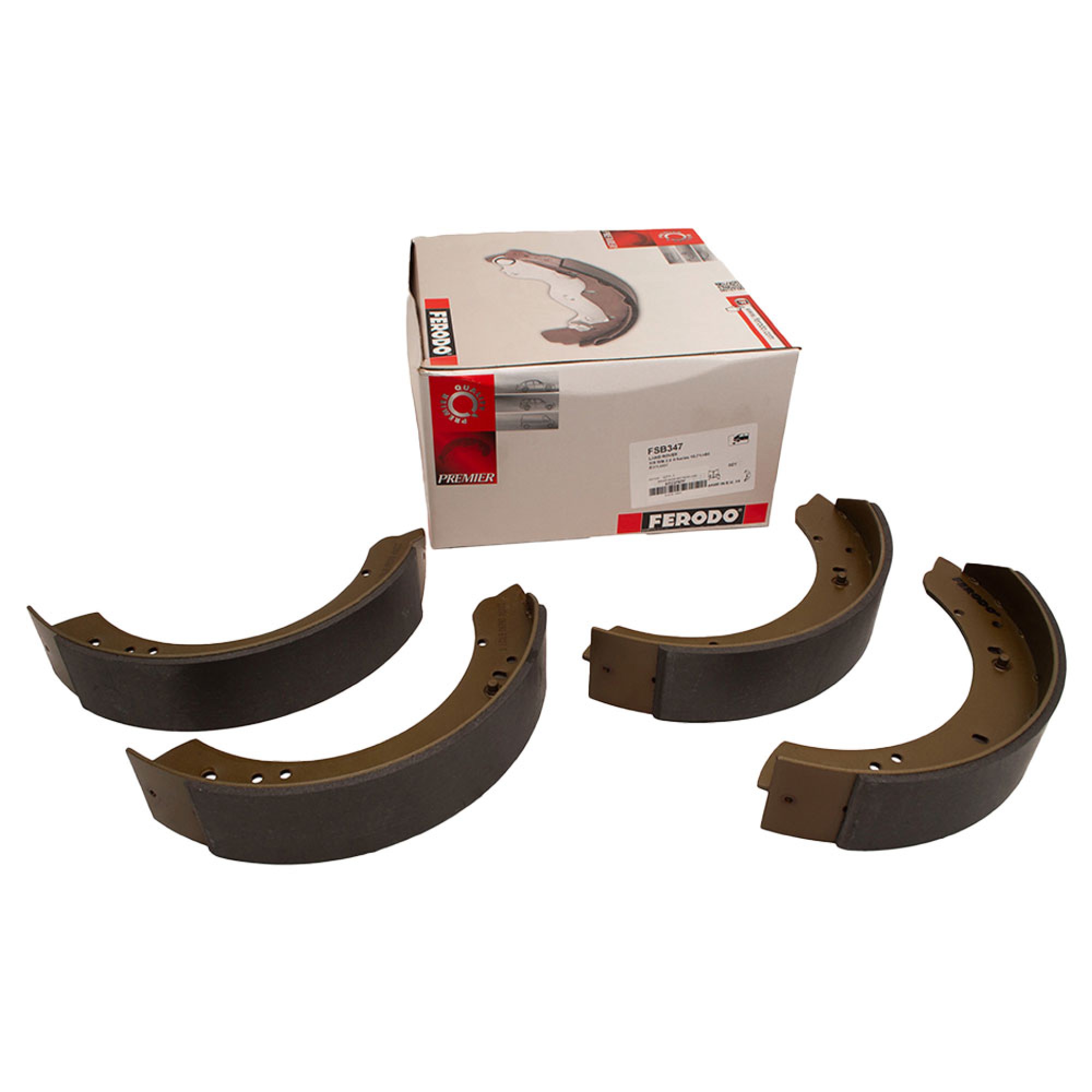 STC2797F - Ferodo Brake Shoes Rear LWB Axle Set up to 1994 & 101 FC