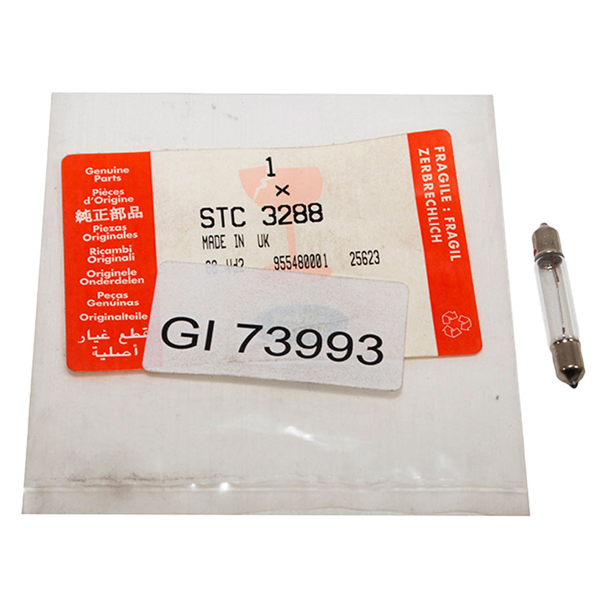 STC3288 - Genuine Sunvisor Bulb Discovery 1 Discovery 2 Freelander 1 Range Rover 94- 2001