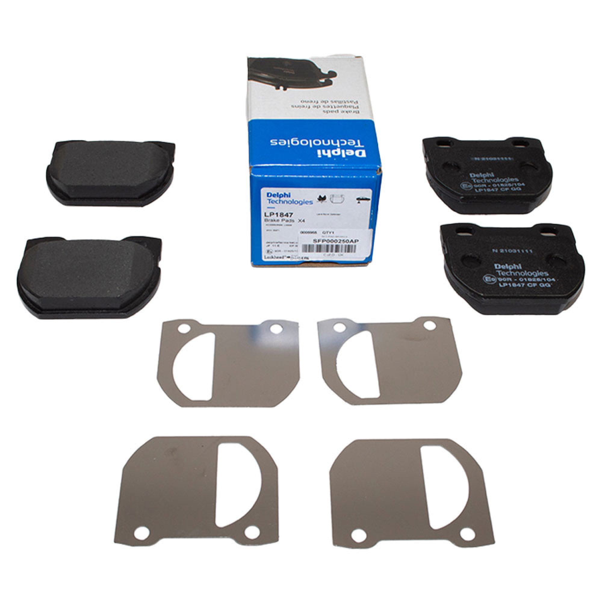 SFP000250AP - Delphi Rear Brake Pads Defender 110 from 1A614448