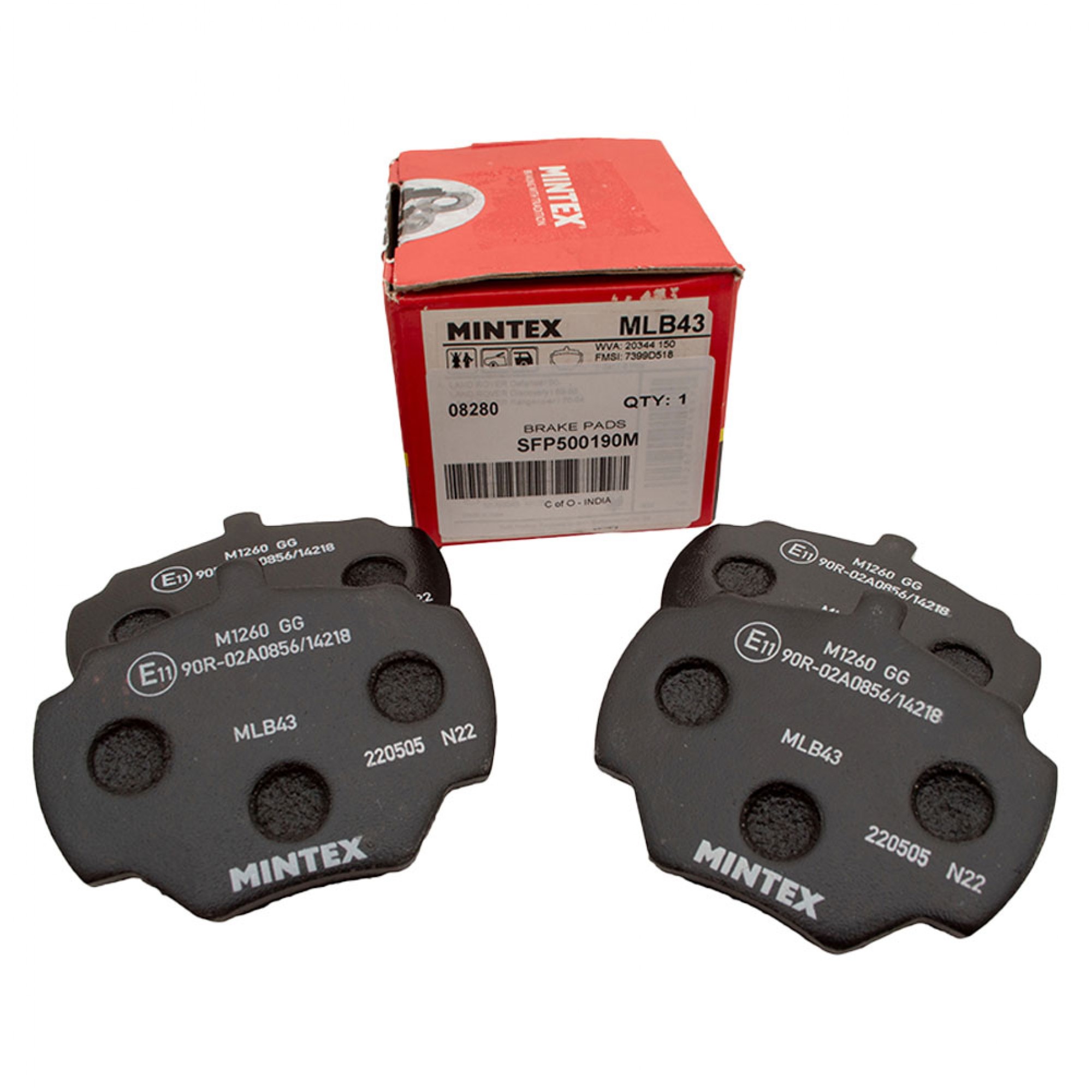 SFP500190M - Mintex Rear Brake Pads Less Sensor