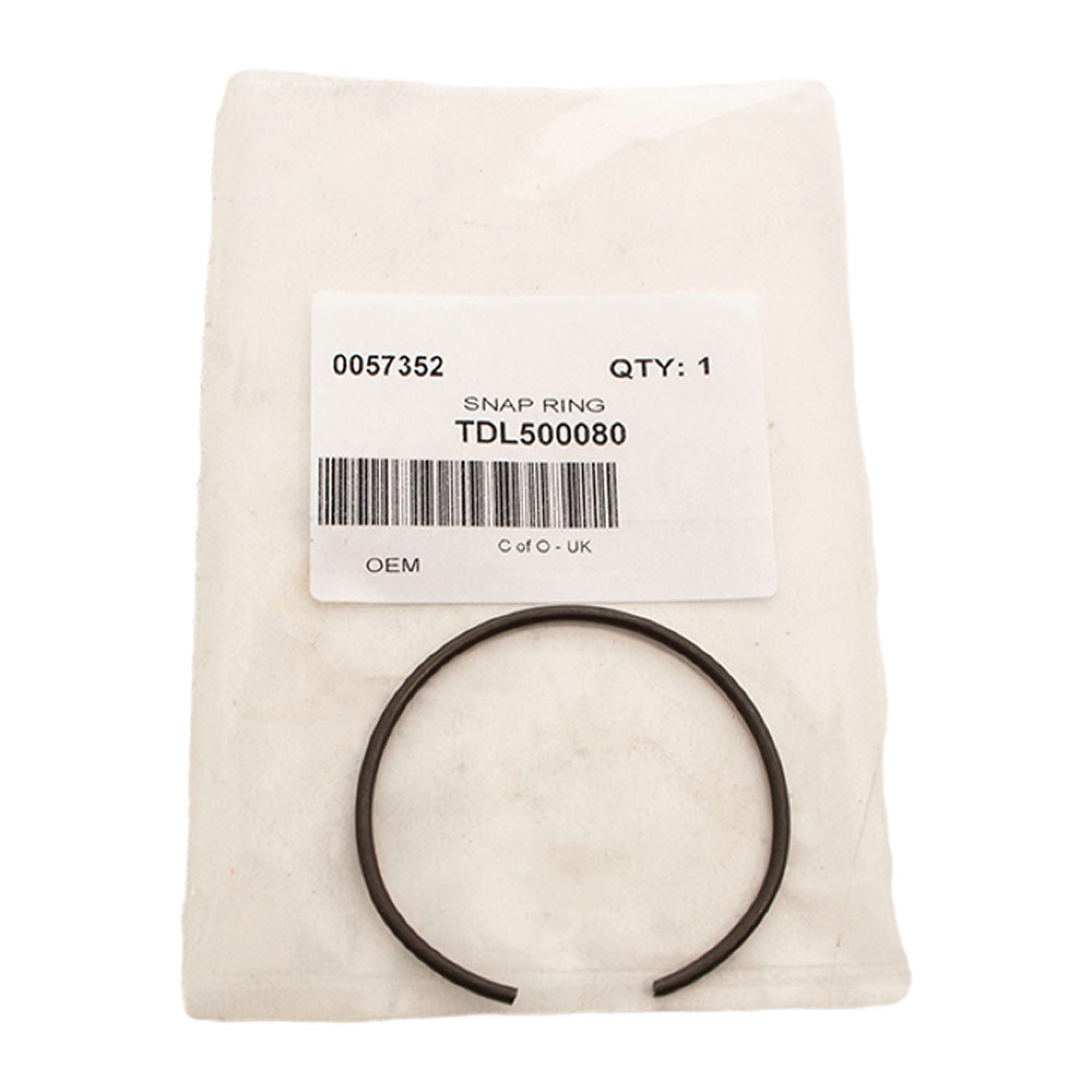 TDL500080 - Snap Ring Front Output Shaft 2007 Onwards