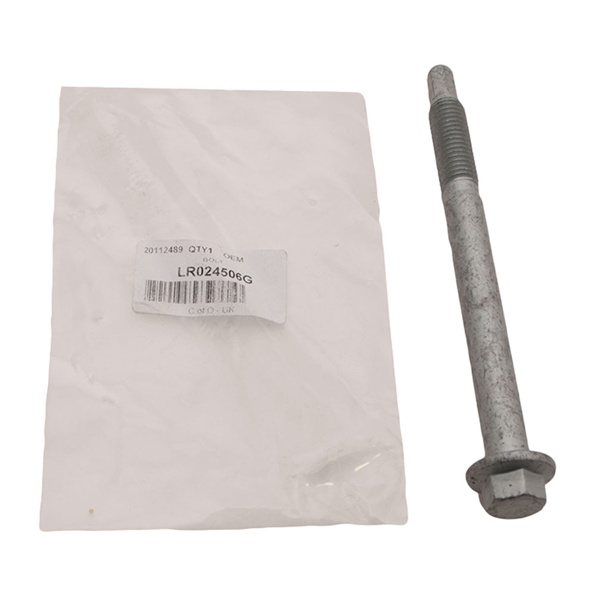 LR024506G - OEM Bolt M12 x 130mm Hex Head Lower Front Knuckle