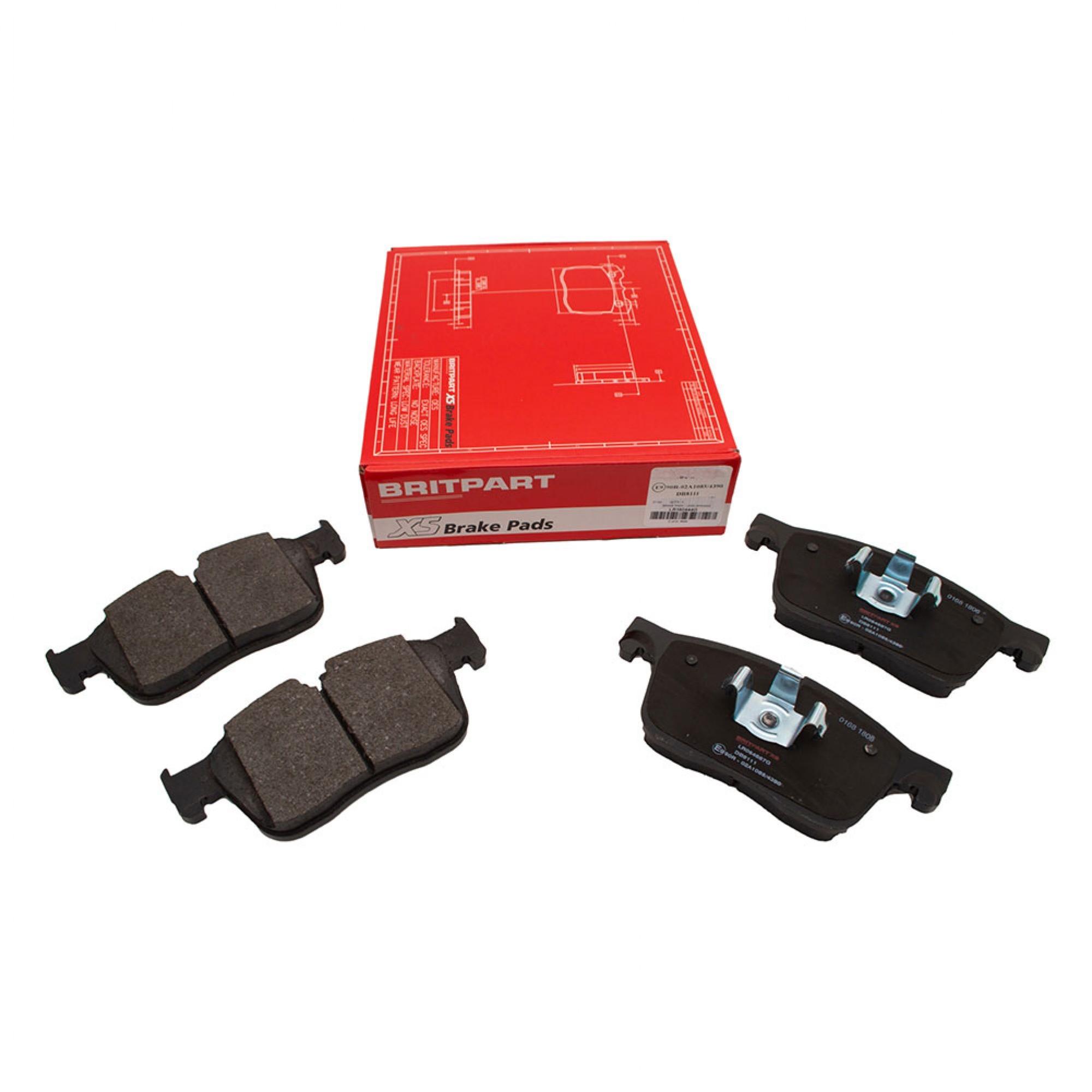 LR160444G - Britpart Xd Brake Pads - Less Springs Caliper Size 18