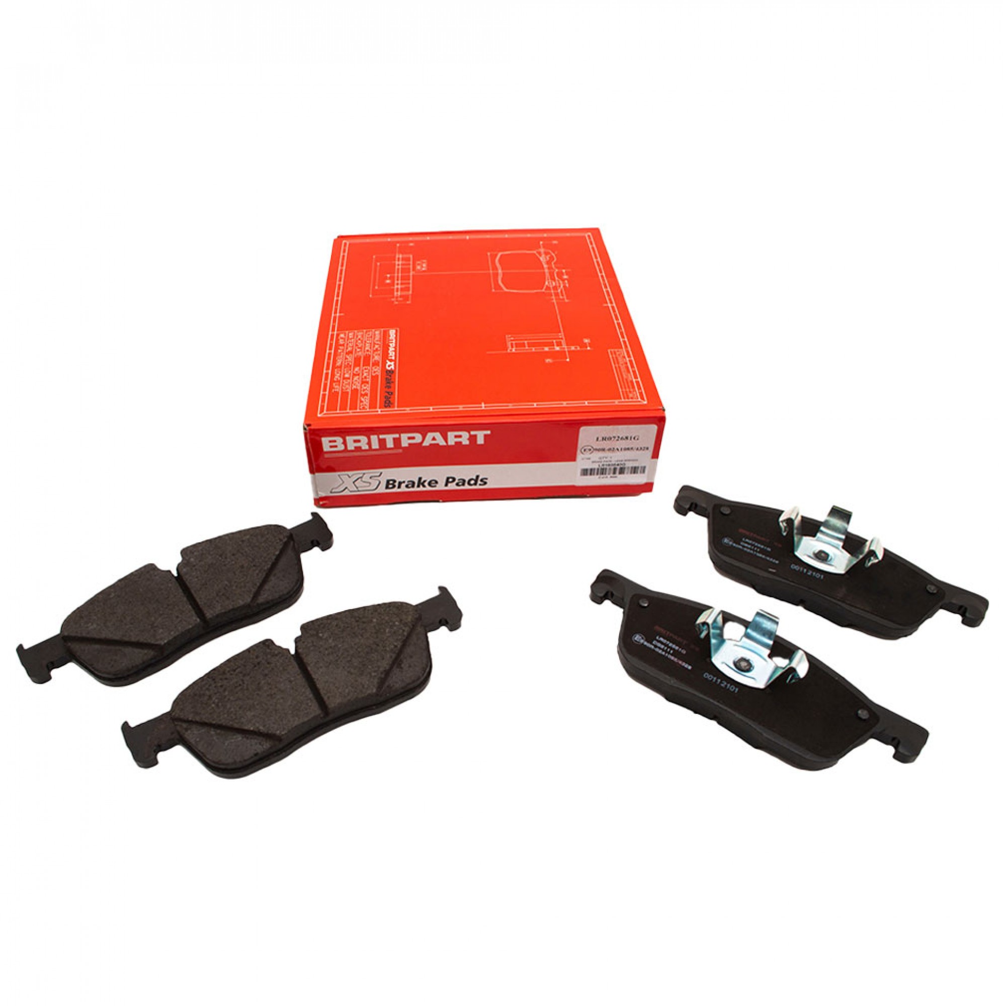 LR160540G - Britpart Xd Front Brake Pads - Less Springs from GH623527