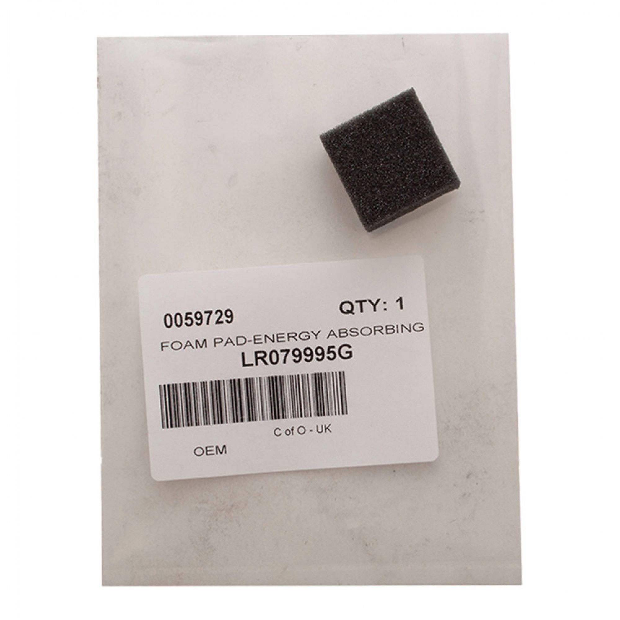 LR079995G - OEM Absorbing Energy Foam Pad for Fuel Filter