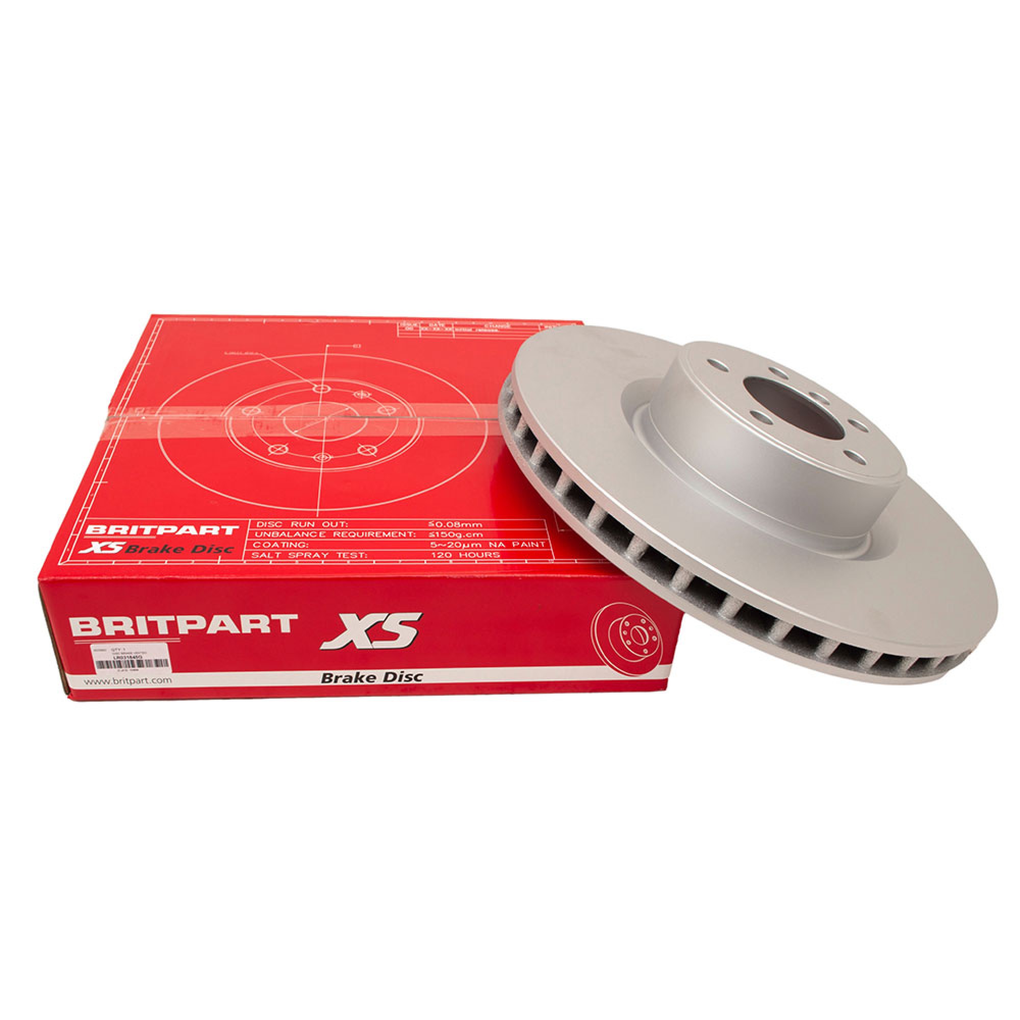 LR031845G - Xs Brake Disc Front 5.0 Litre Petrol and 4.4 Litre Diesel