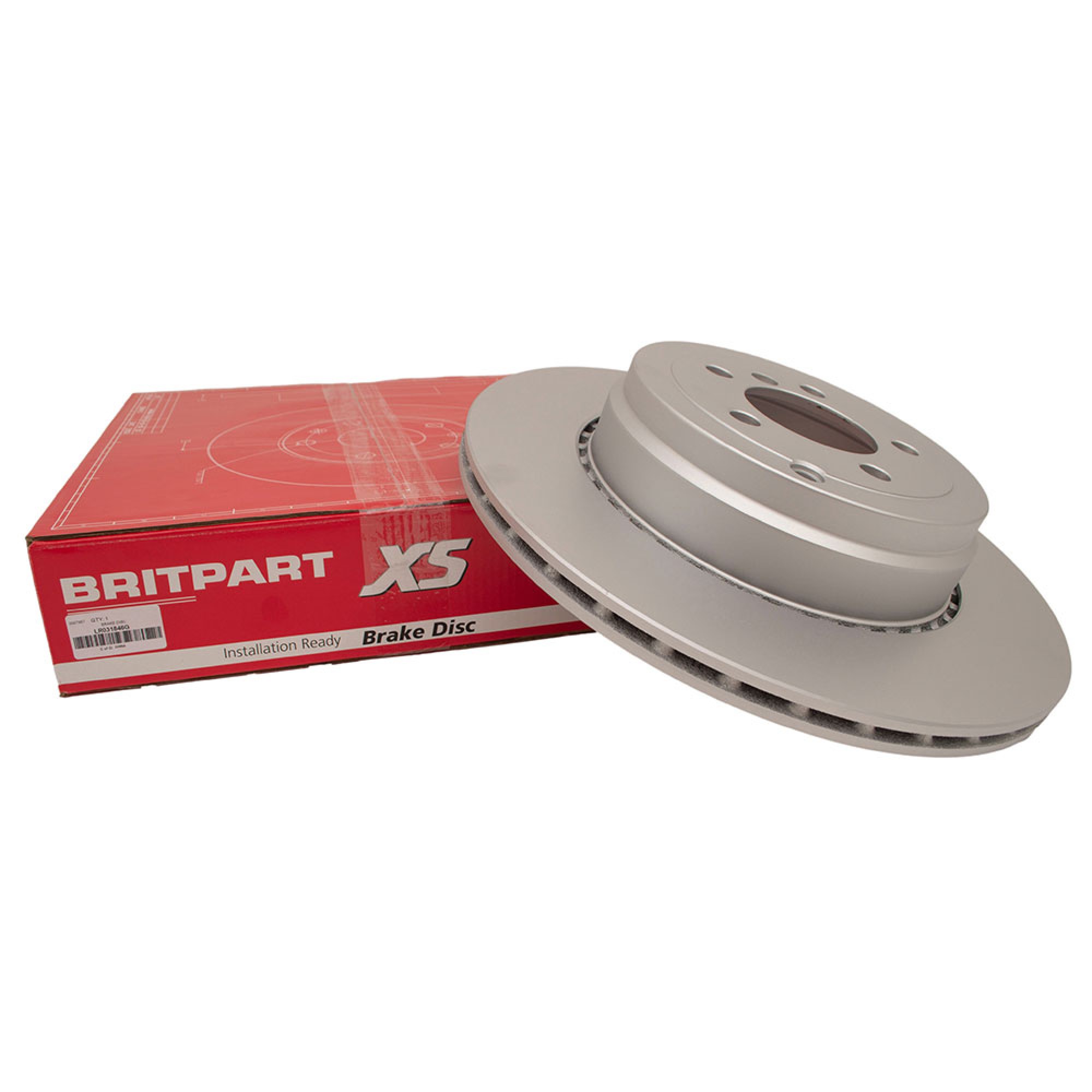 LR031846G - Britpartxs Rear Brake Disc Range Rover 20010 on from Chassis BA356997