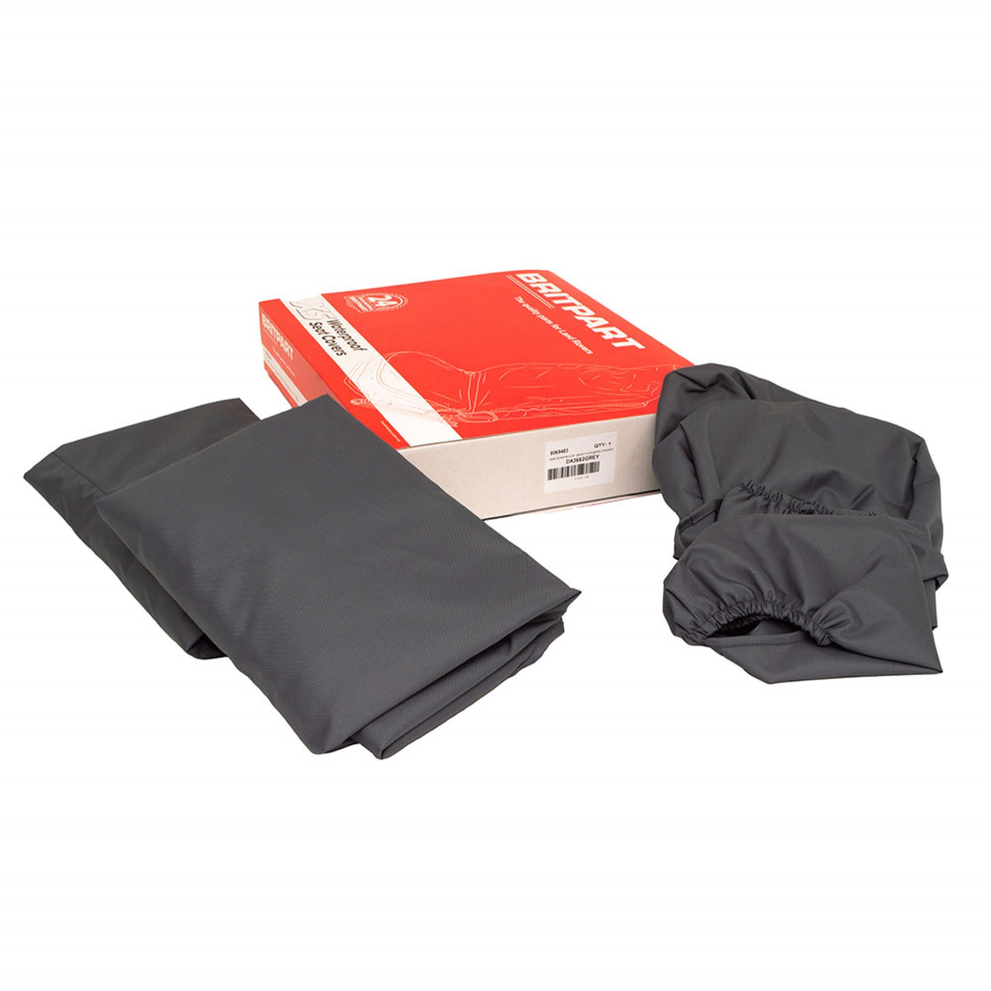Grey Waterproof Seat Covers Front