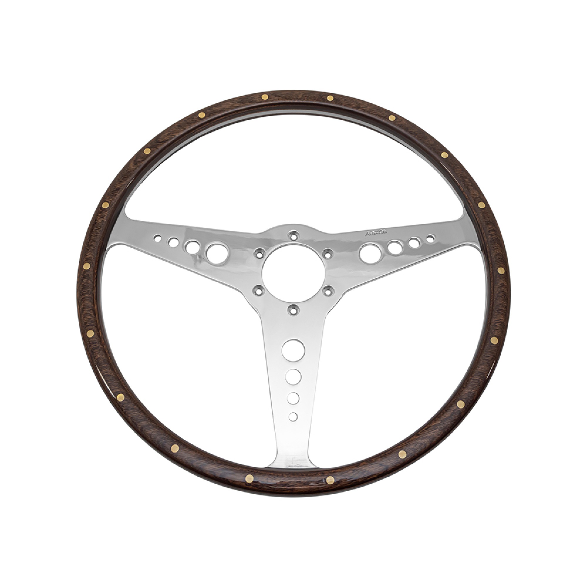 DA5263 - Moto Lita MK3 Wooden Flat Steering Wheel Dark Stain