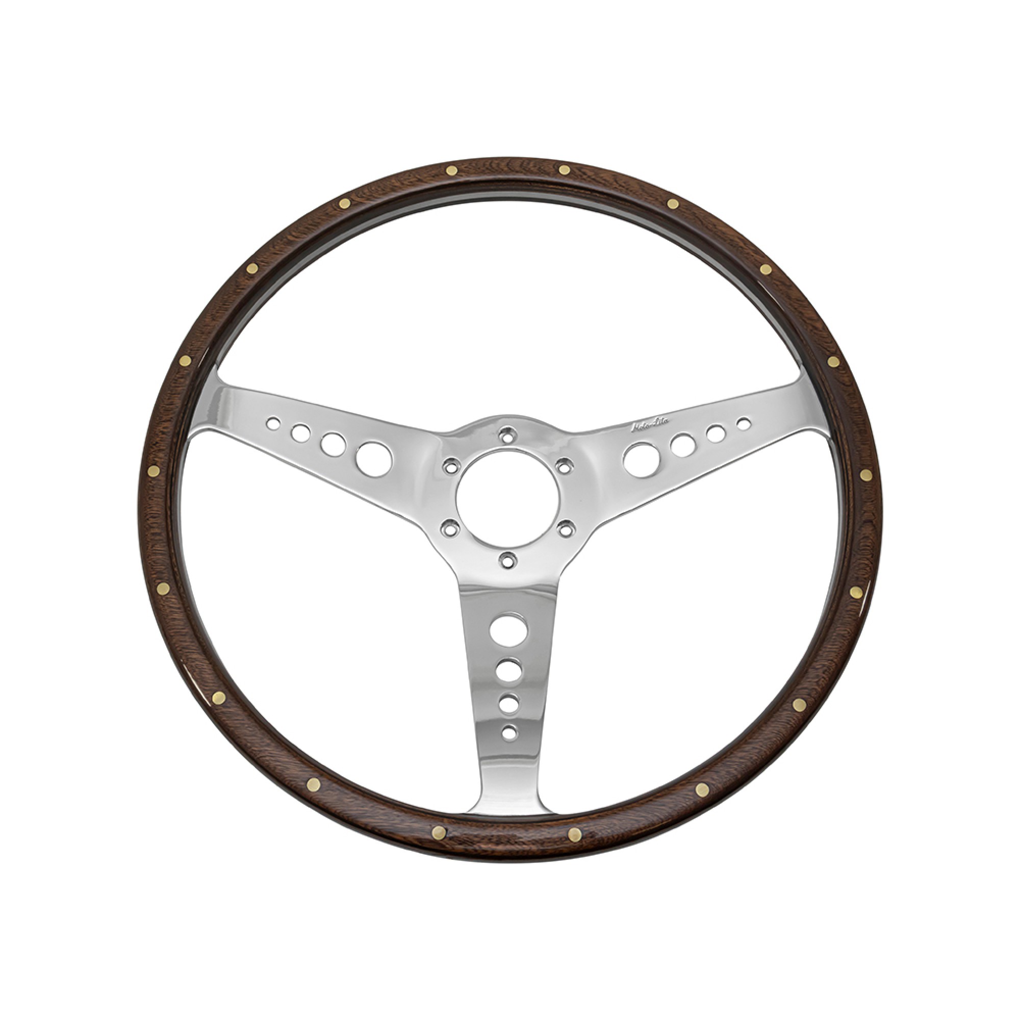 DA5262 - Moto Lita MK3 Woden Dished Steering Wheel Dark Stain