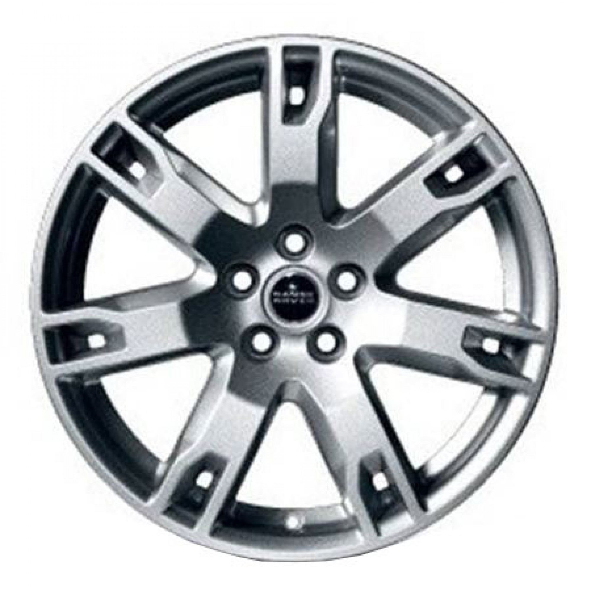 LR048431 - Style 2 Alloy 7 Spoke 18" Wheel Silver Sparkle