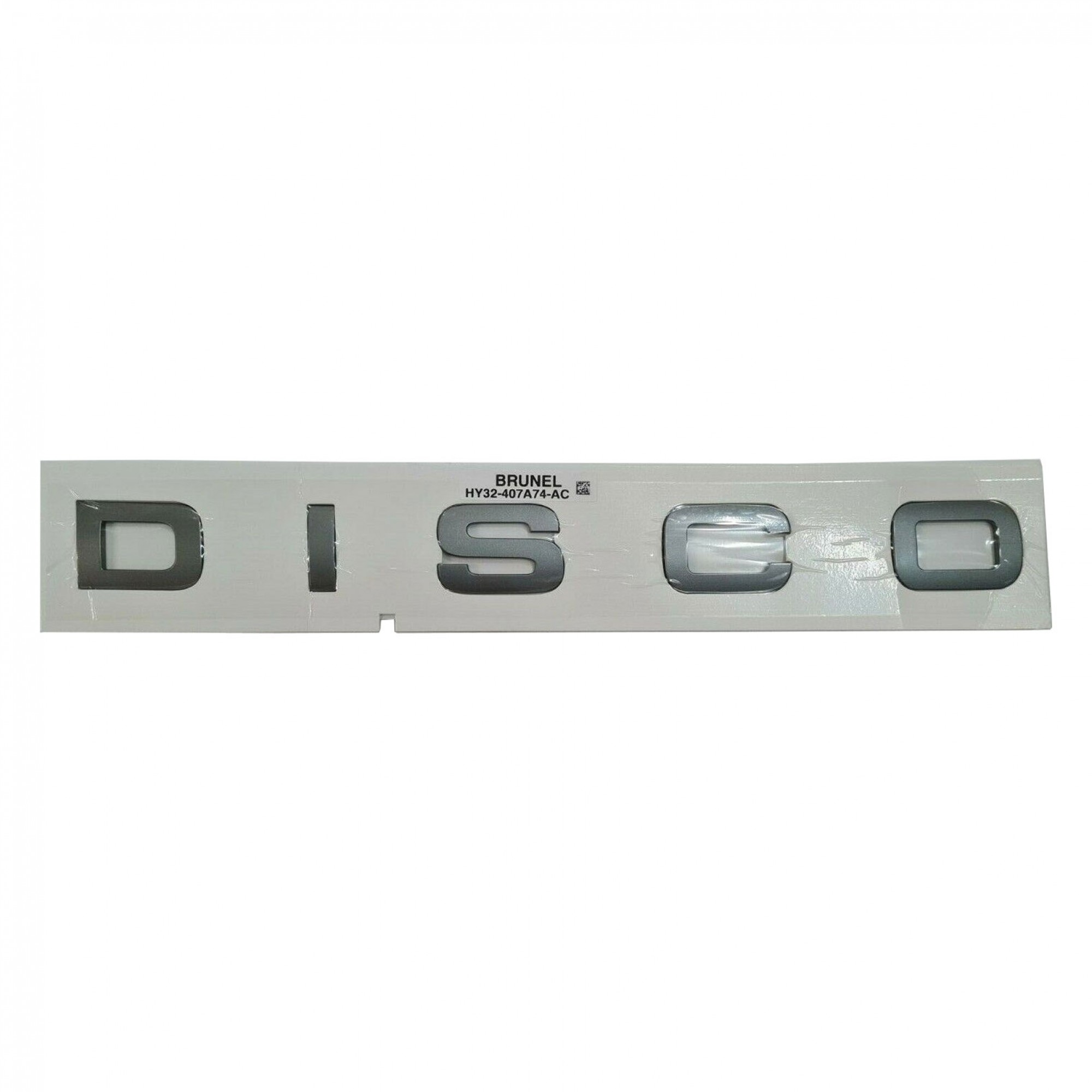 LR083089 - Rear Tail Gate Badge (Disco) in Brunel