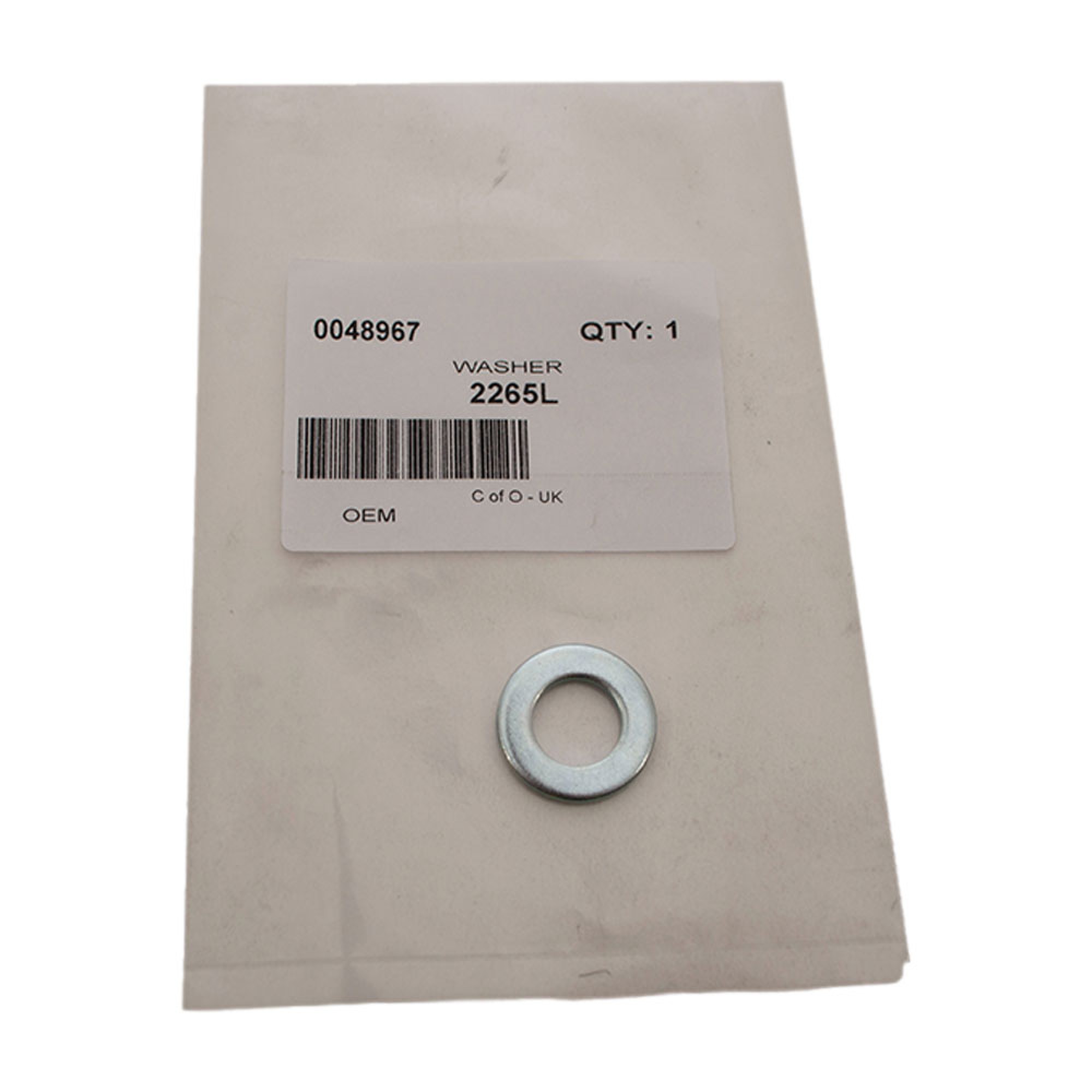 2265L - Washer Special Rear Of Tank Series 2 and 3