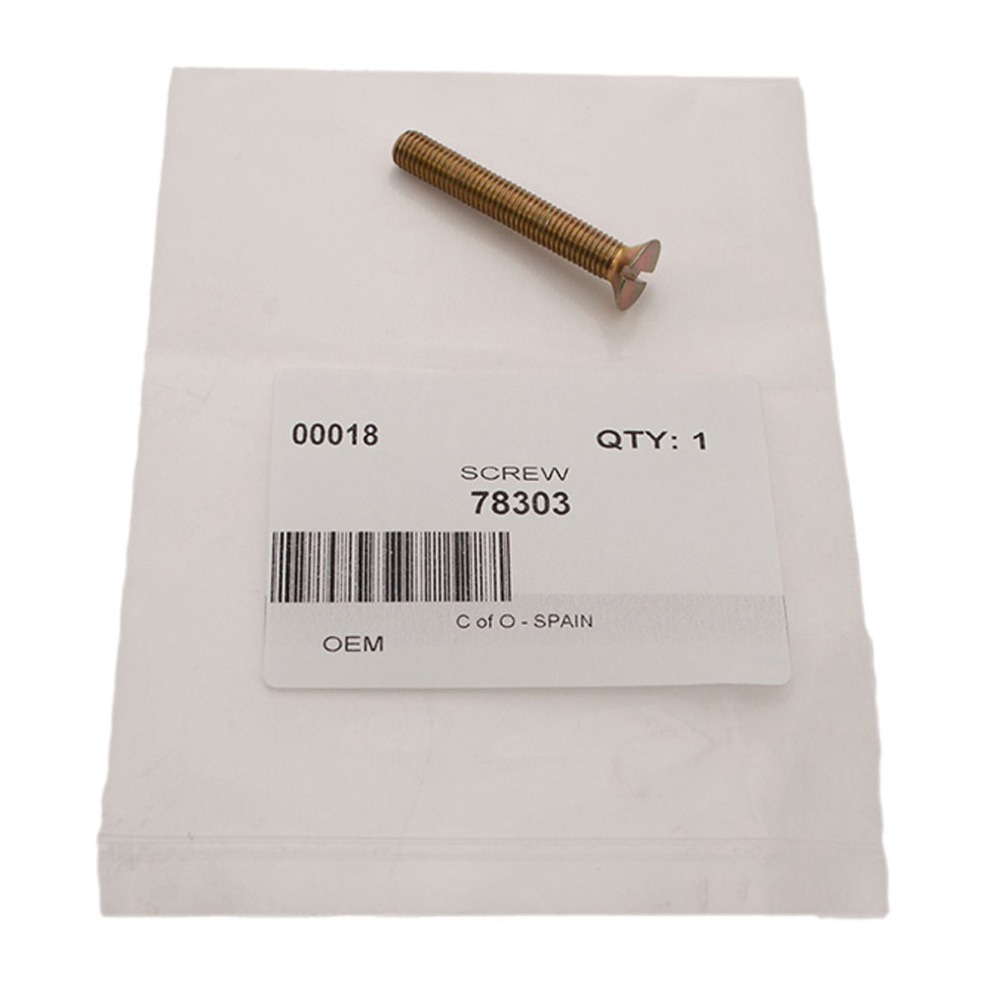 78303 - Screw Counter Sunk for Hood Frames 1948-84 1/4 UNFX13/4