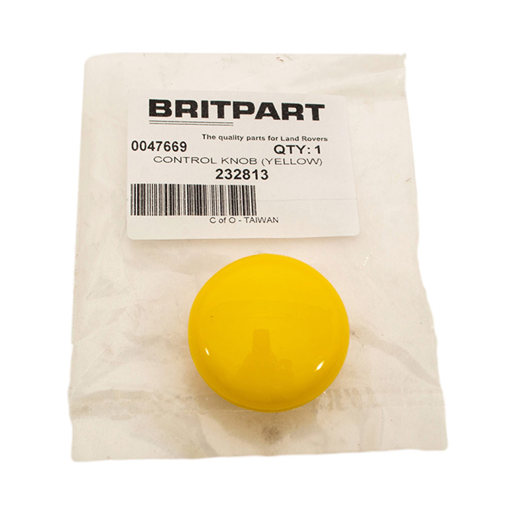 Selector Knob 4WD Yellow. - 232813
